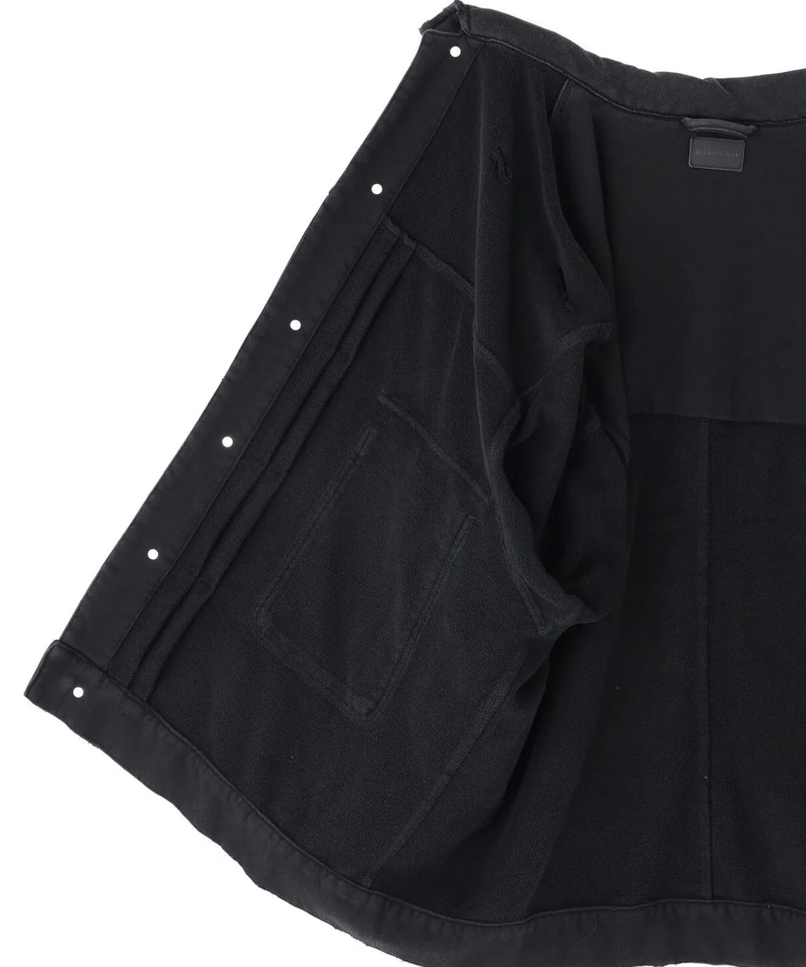 Danke Schon 26ss "SULFUR SWEAT 2ND JACKET" Black Black S