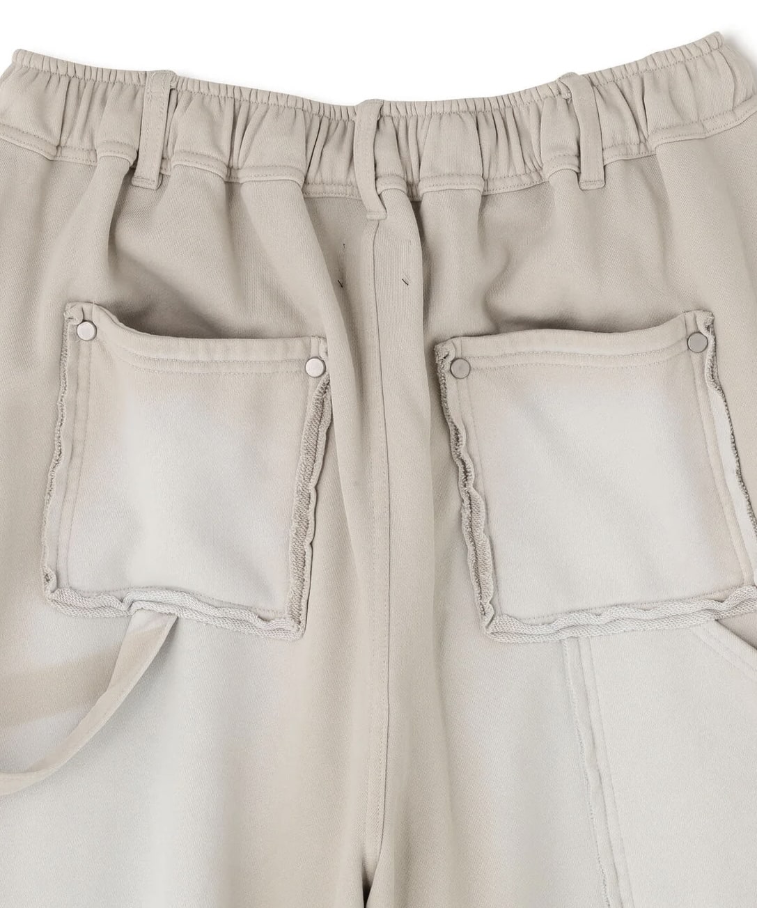 Danke Schon 26ss "SULFUR SWEAT W-KNEE SHORTS" White White S