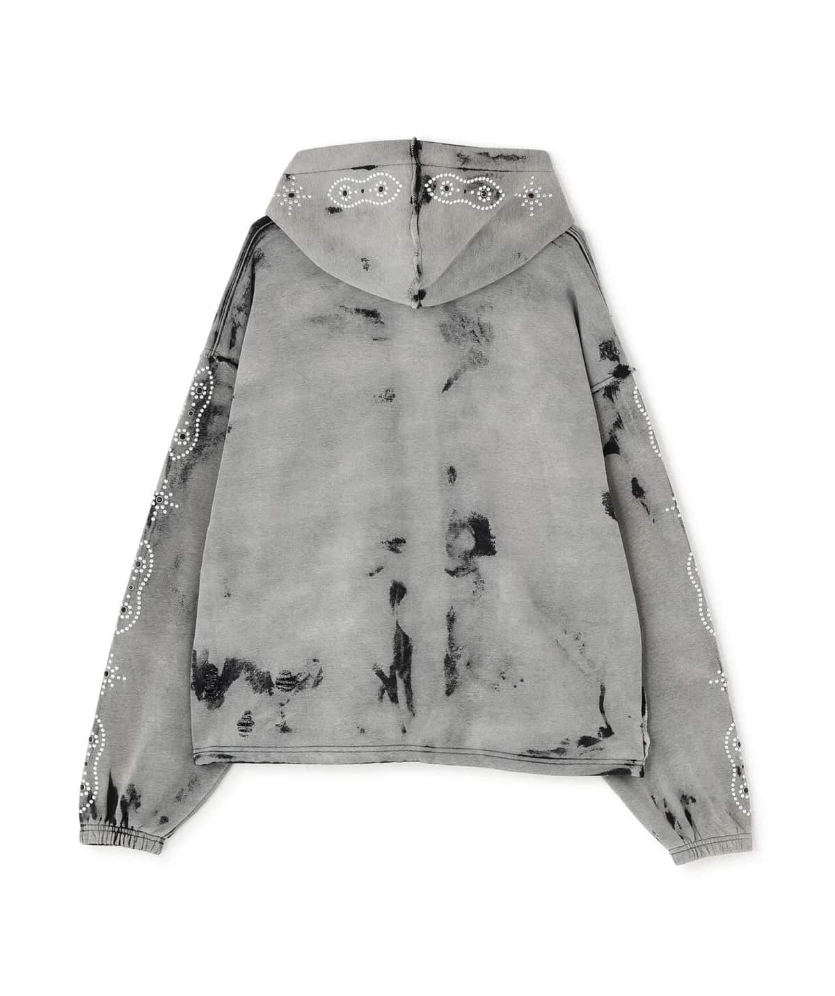 Danke Schon 26ss "Studs Sweat Zip Hoodie" Gray Gray S