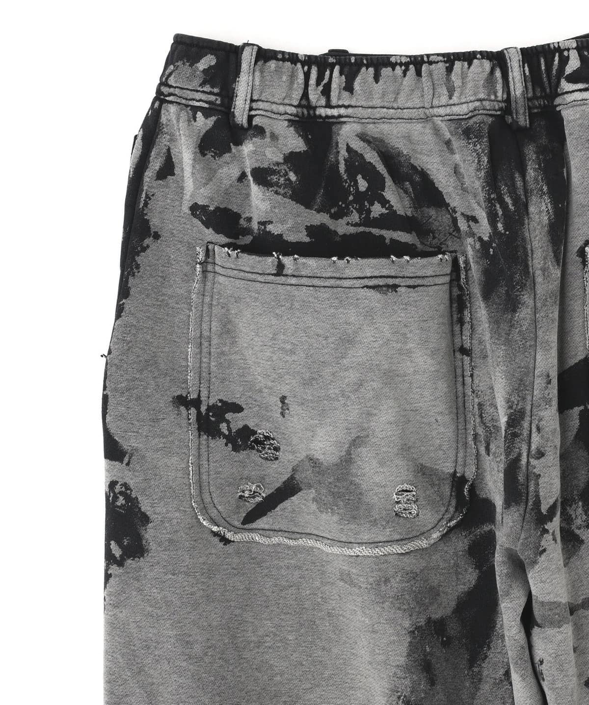 Danke Schon 26ss "Studs Sweat Baggy Pants" Grey Grey S