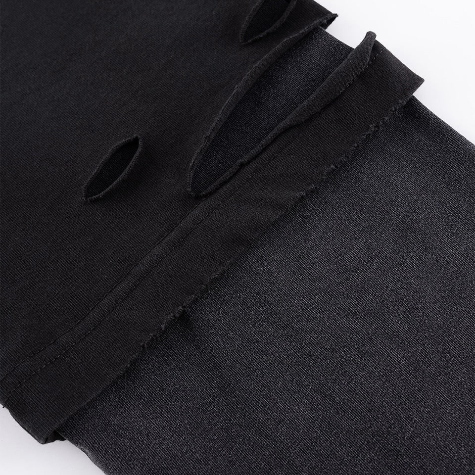 SUPPLIER 26ss "Dusty Iron Cross Layered Long Sleeve Tee" Black Black M