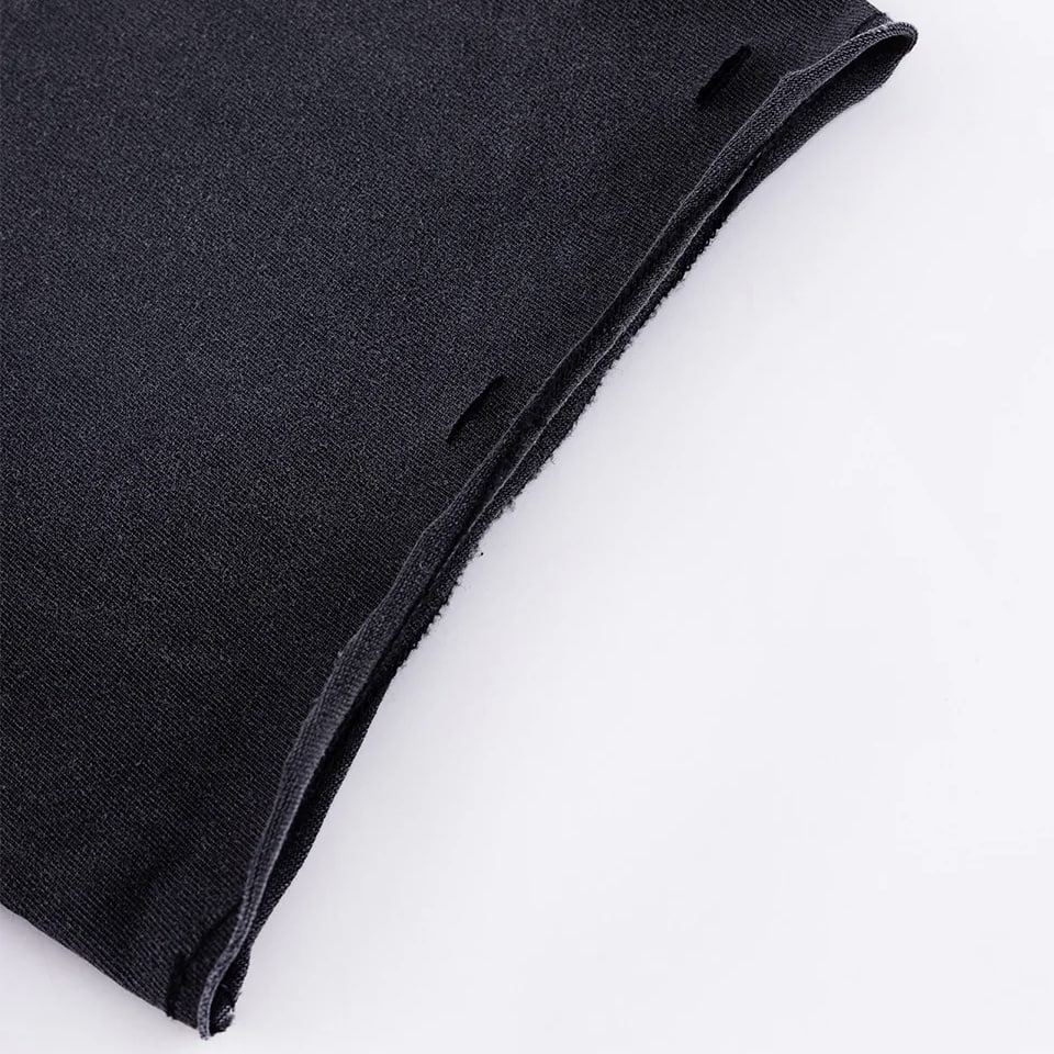 SUPPLIER 26ss "Distressed Pierced Tee V2" Black Black M
