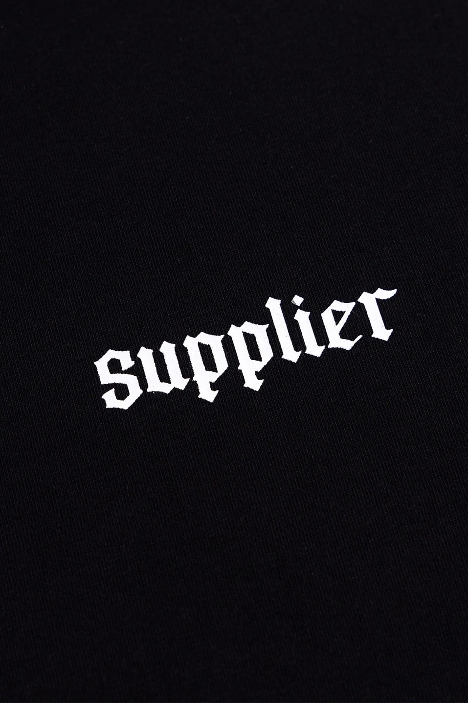 SUPPLIER 26ss "Royal Cross Rhinestone Tee" Black Black M