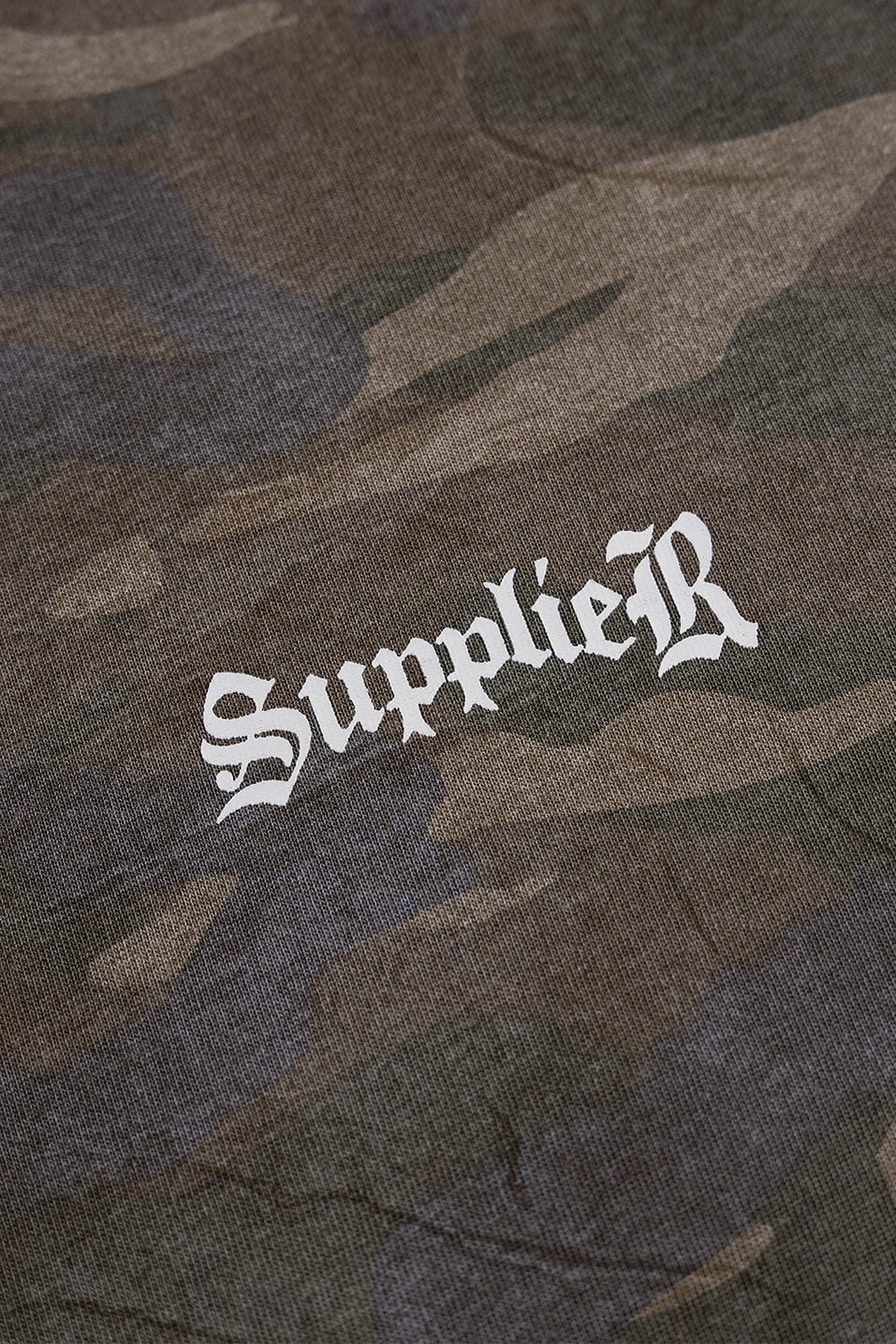 SUPPLIER 26ss "Camouflage Cross Tee" Khaki Khaki M