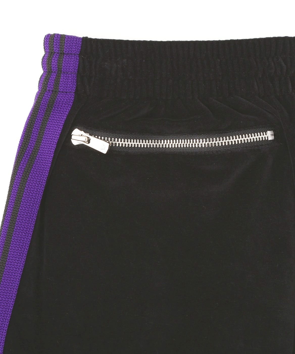 【先行予約 6月6日発売予定】Needles 26aw "Exclusive H.D. Track Short - C/PE Velour" Black Black XS
