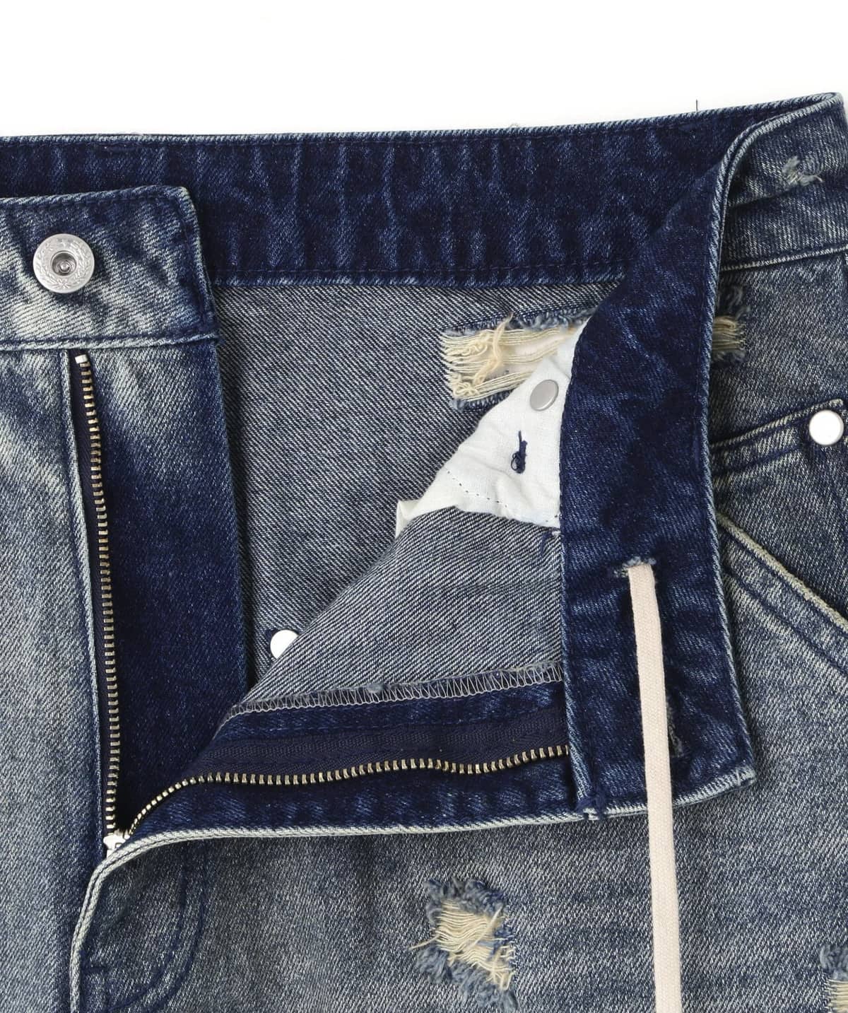 Danke Schon 26ss "12oz Baggy Jeans" Dirt Indigo S