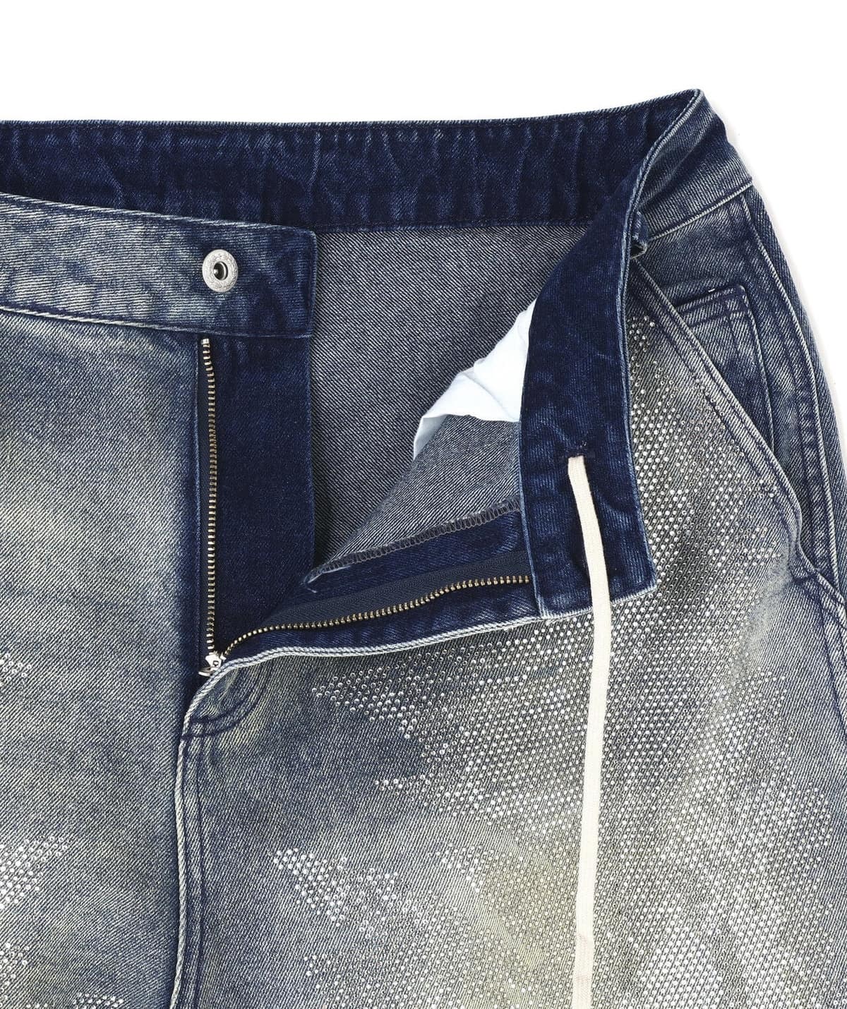 Danke Schon 26ss "12oz Baggy Shorts" Swaro Indigo M