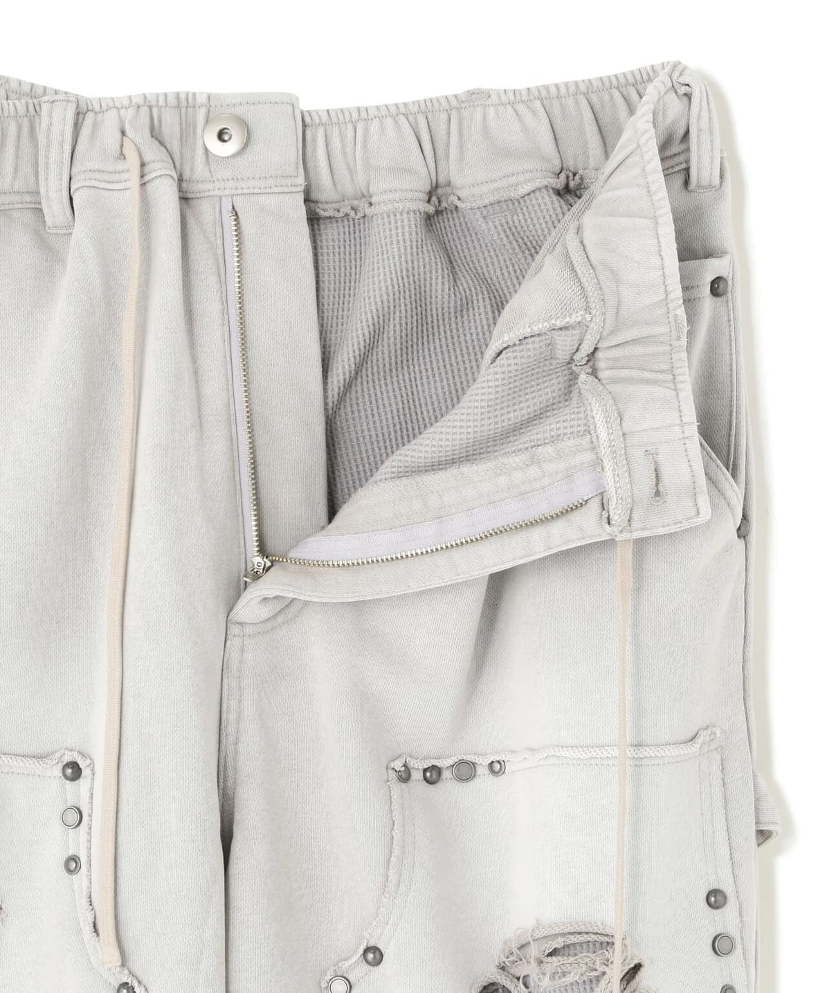 Danke Schon 26aw "Sulfer Chemical Sweat W-Knee" Gray Gray M