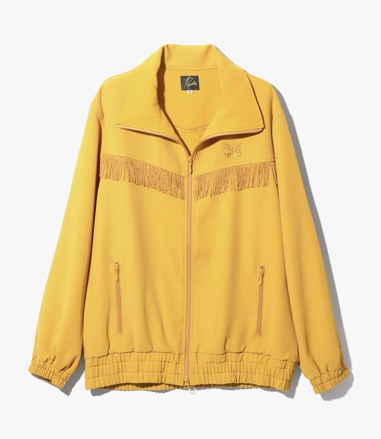 Needles FRINGE TRACK JACKET - POLY KERSEY(S YELLOW)｜ L.H.P