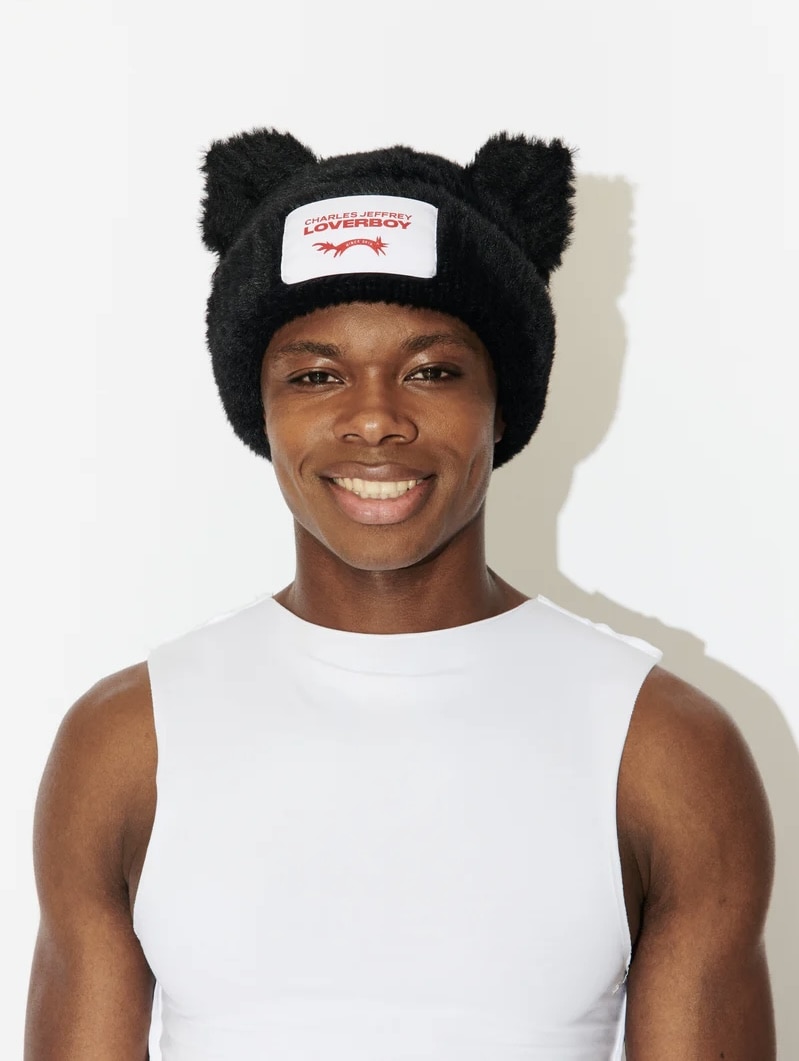 Charles Jeffrey LOVERBOY Fluffy Chunky Ears Beanie(One Size Black)｜  L.H.P｜池袋PARCO | ONLINE PARCO（オンラインパルコ）