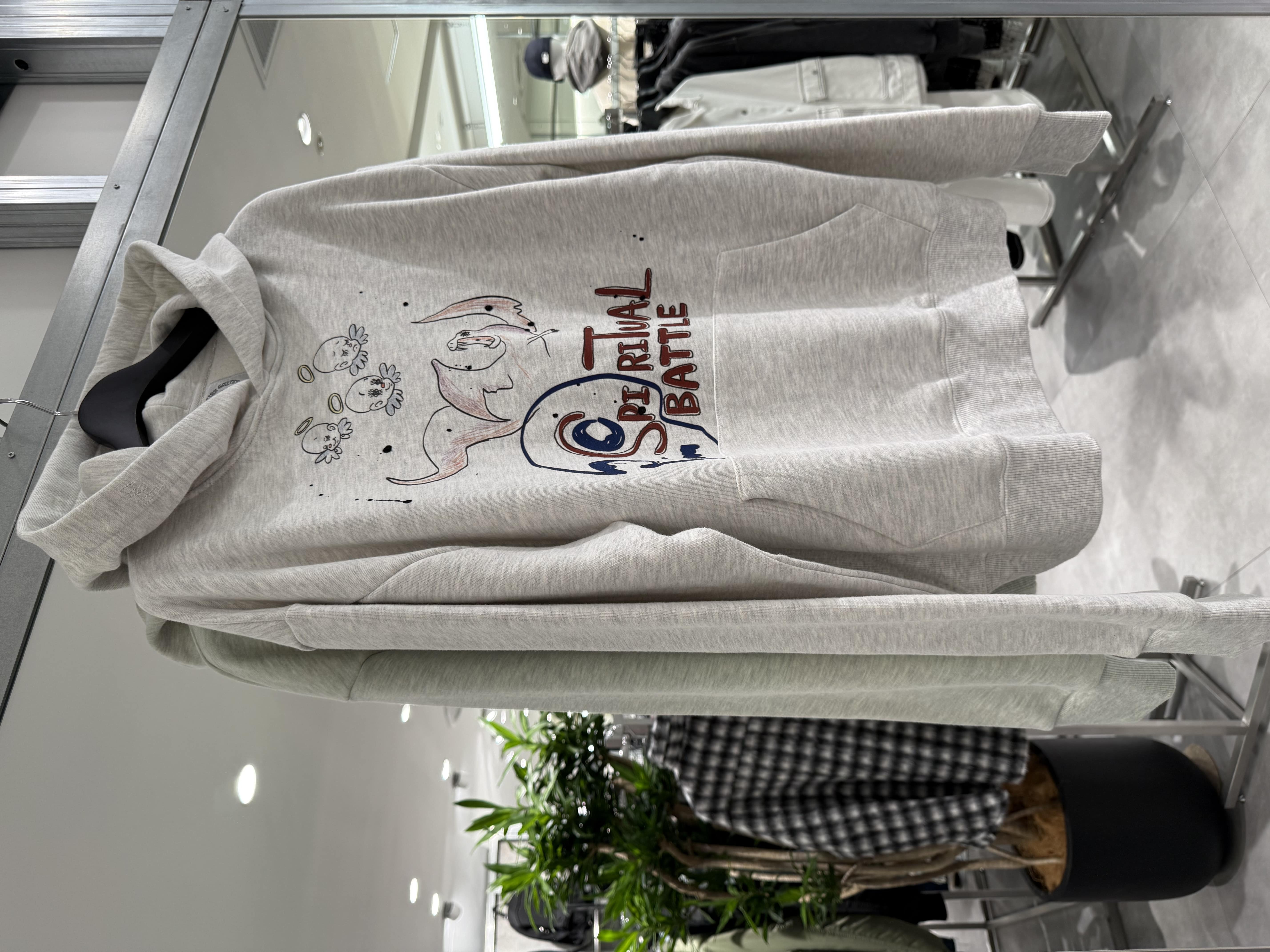 SOMEIT A.S.S.B Vintage Hoodie Oatmeal M