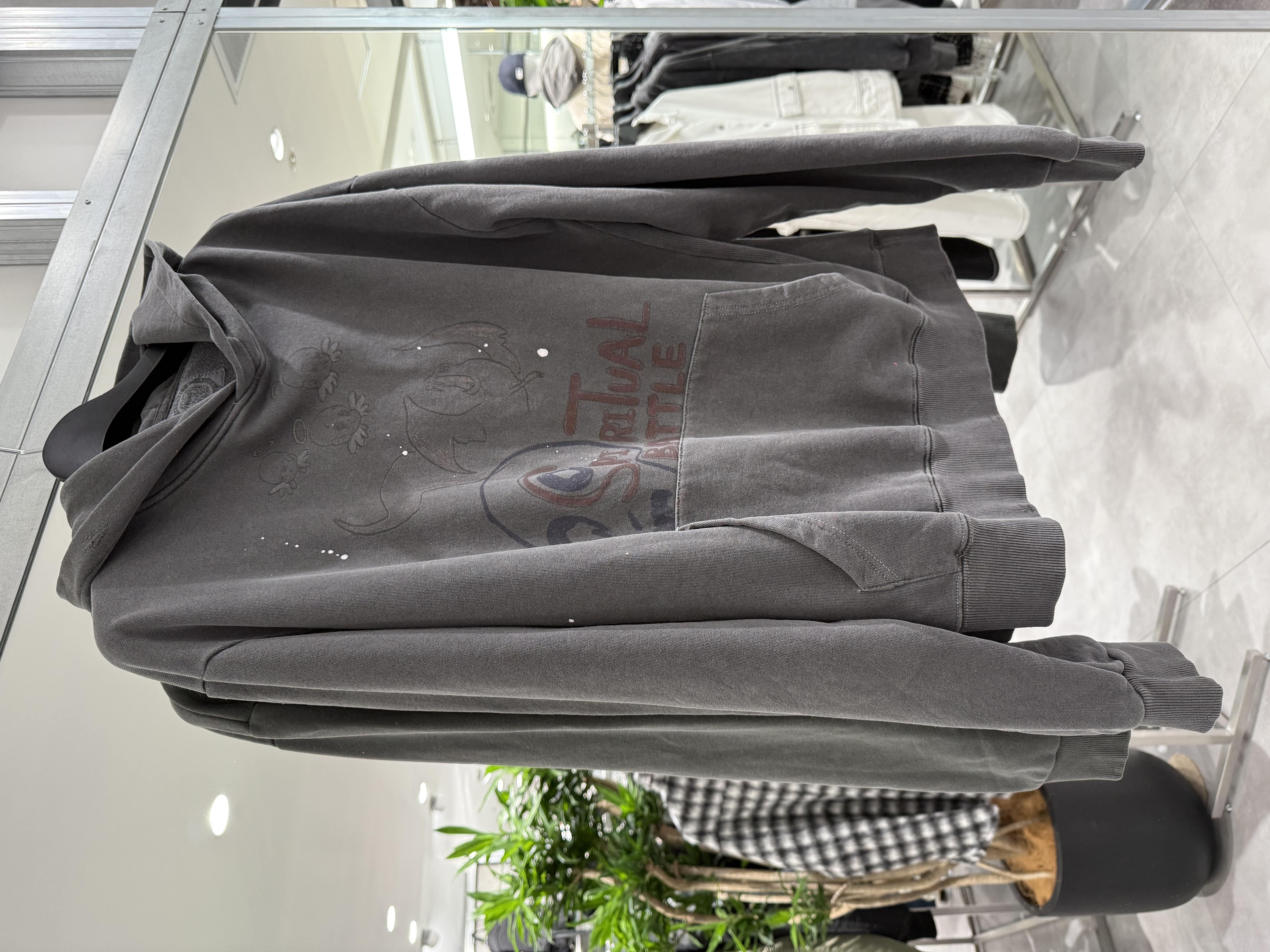 SOMEIT A.S.S.B Vintage Hoodie Stone Grey M