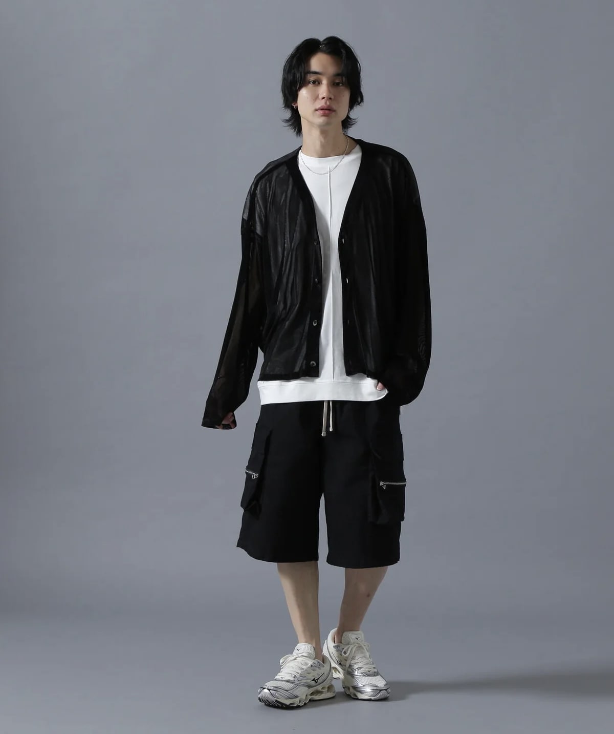 Danke Schon 25ss "Tc Black Cargo Shorts" Black M