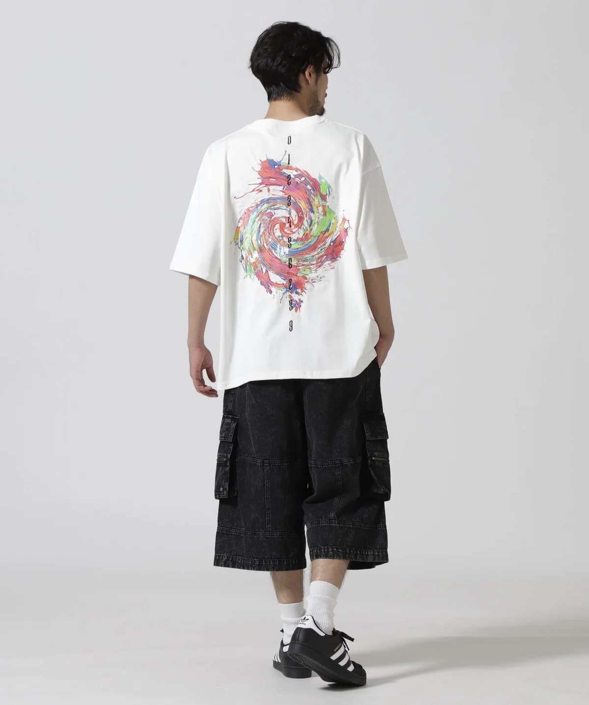 A4A 25ss "Circle S/S Tee" White White S