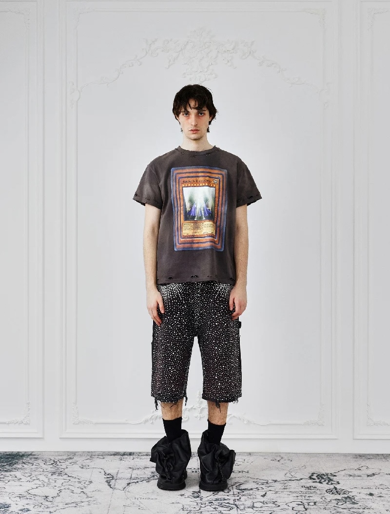 Birth Of Royal Child 25ss "Redial 20K Diamond Jorts" Black Black S