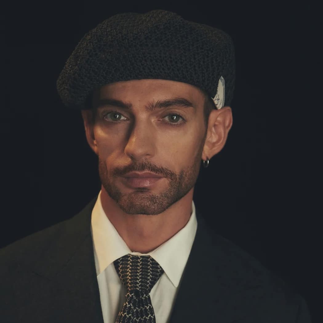 THE H.W.DOG&CO. 25ss "Wide Beret" Black Black One Size