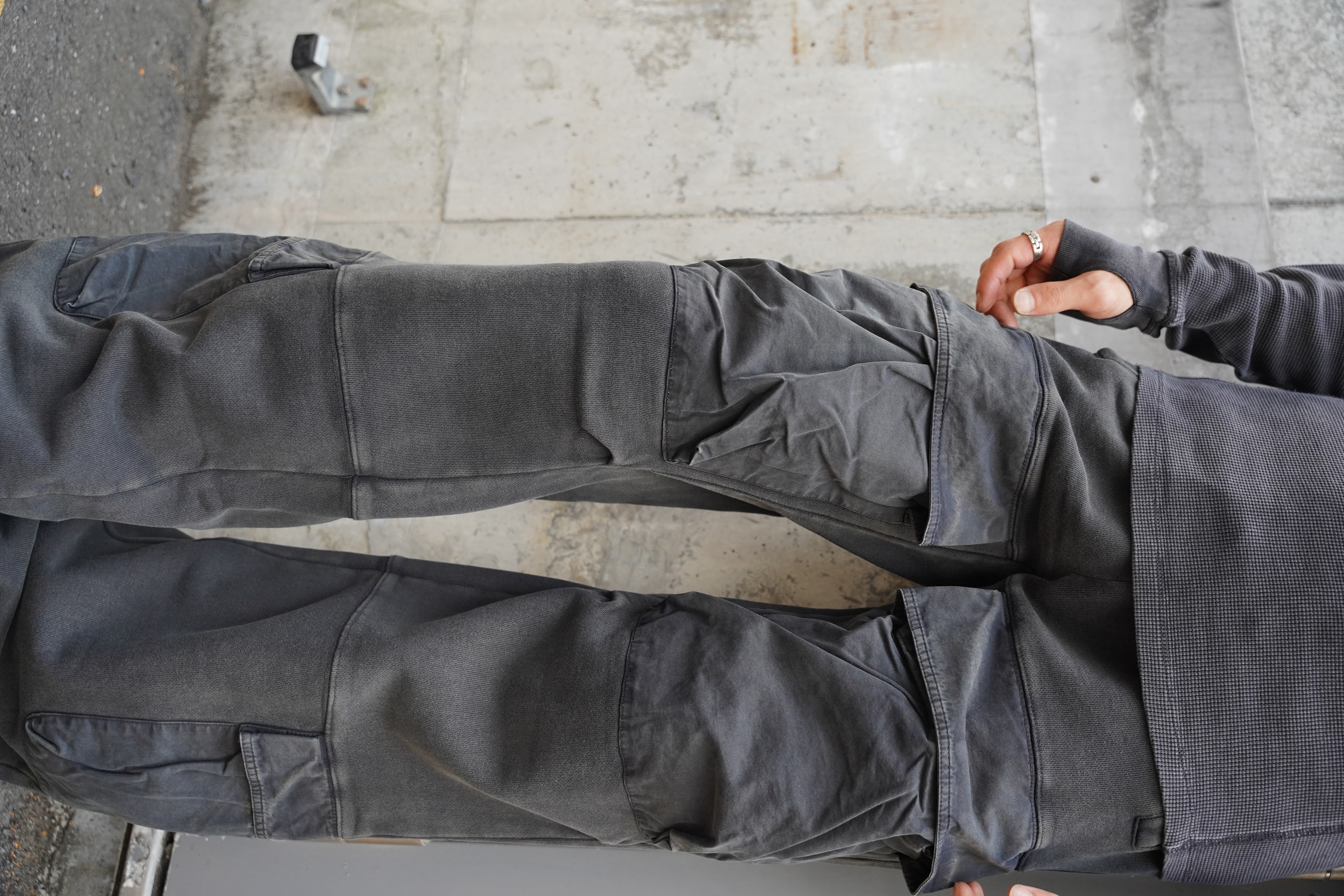 entire studios 25aw "Utility Sweats" Soot Soot XS