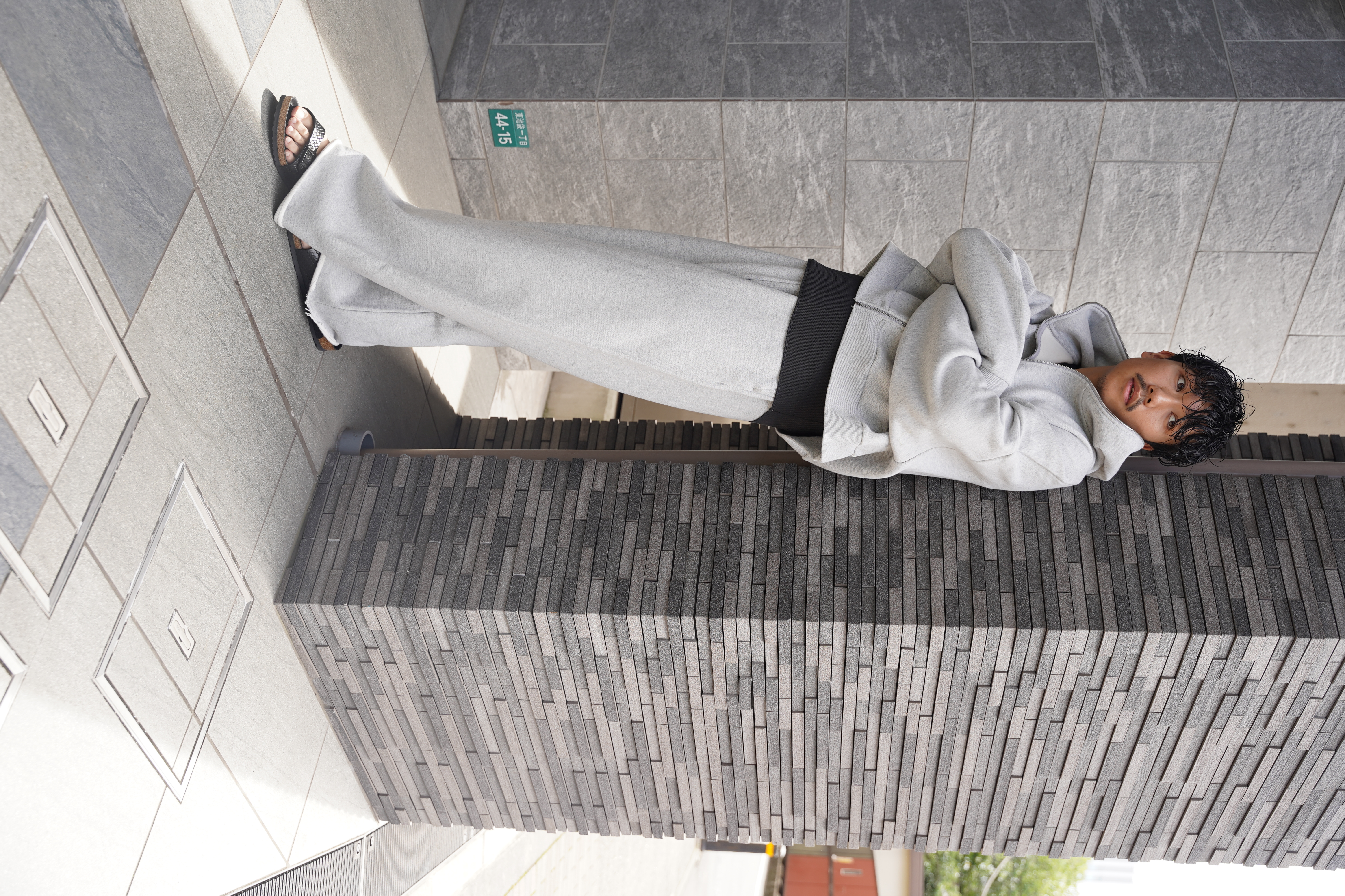 entire studios 25aw "Full Sweat Pant" Silver Silver XS