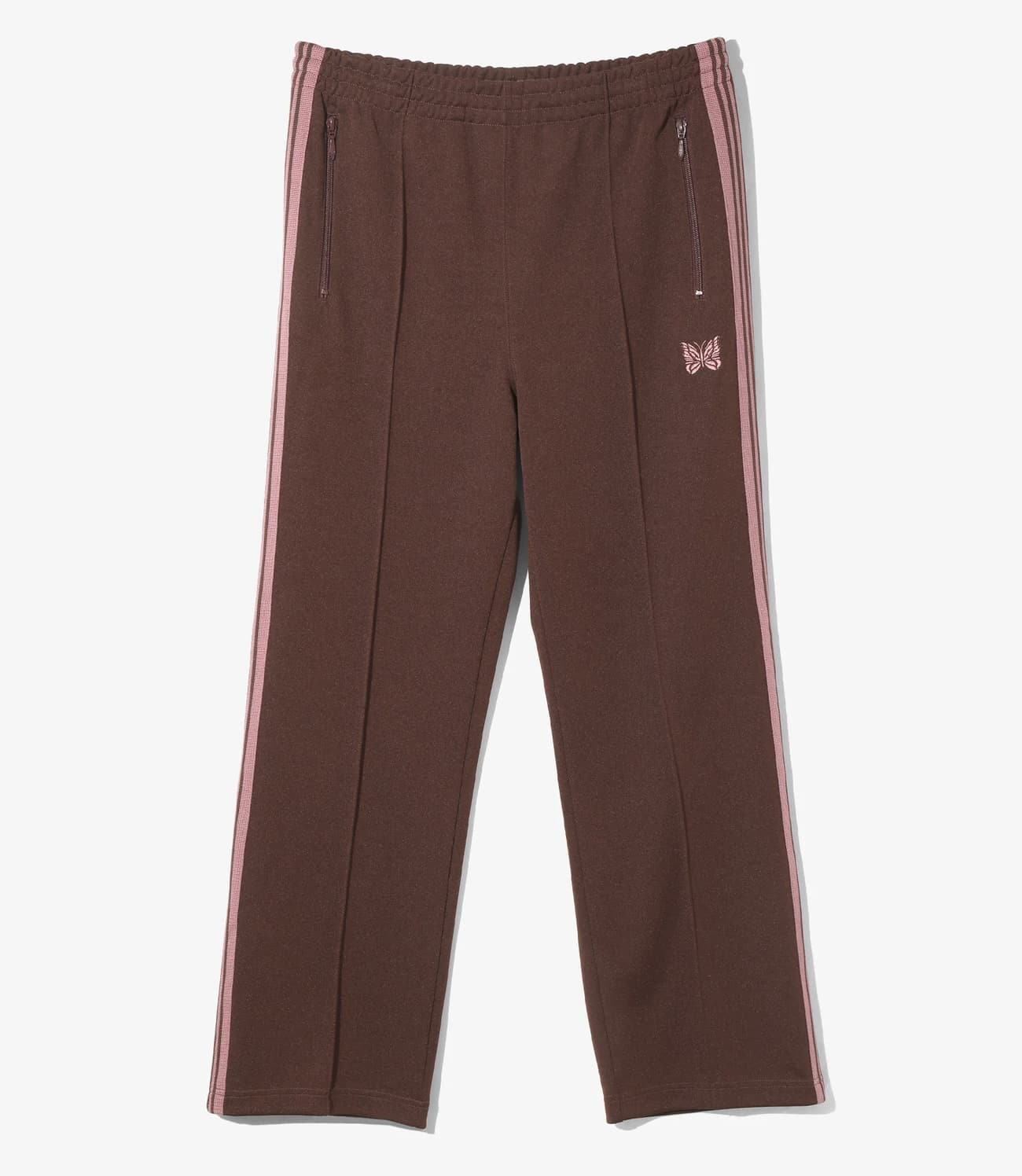 Needles 25aw "Track Pant - Poly Smooth" Brown Brown XS