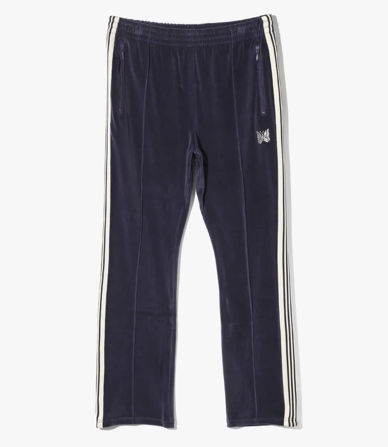 Needles 25aw "Narrow Track Pant - C/PE Velour" Navy Navy XS