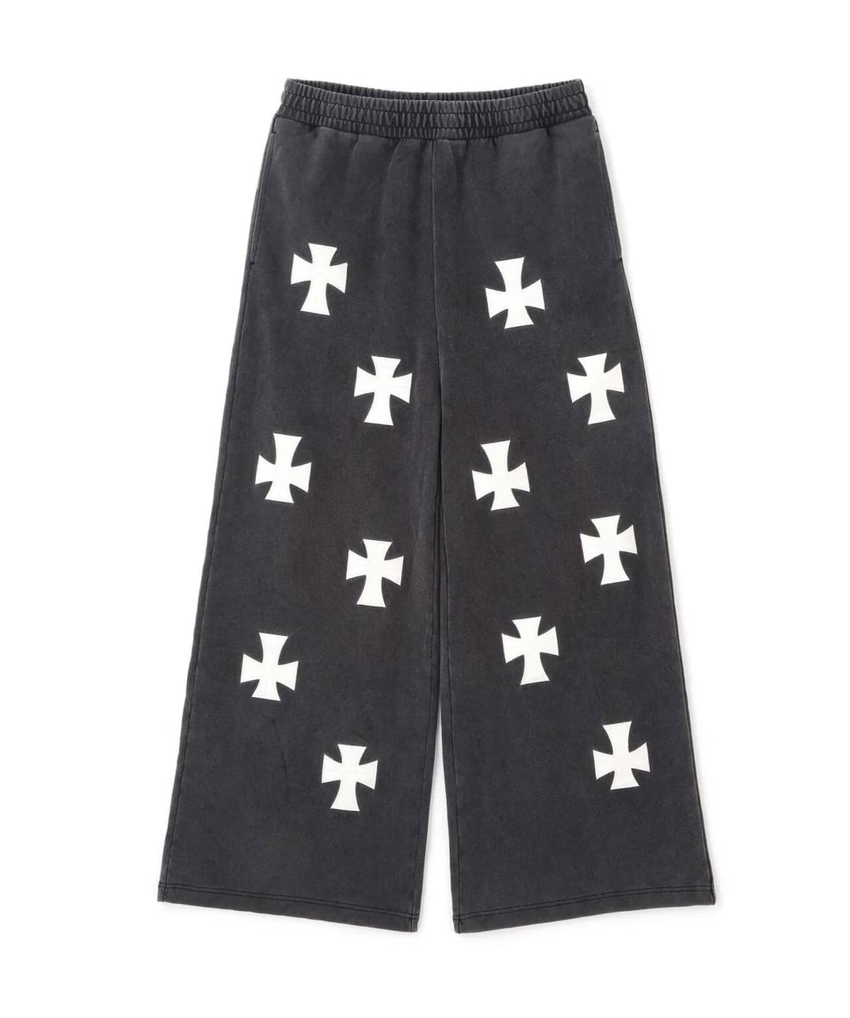 Unknown 25aw "Exclusive Leather Cross Buggy Pants" White White S