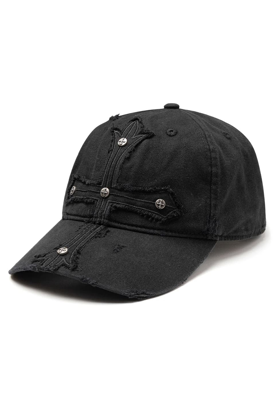 SUPPLIER 25aw "Cross Patch 6 Panel Cap" Black Free