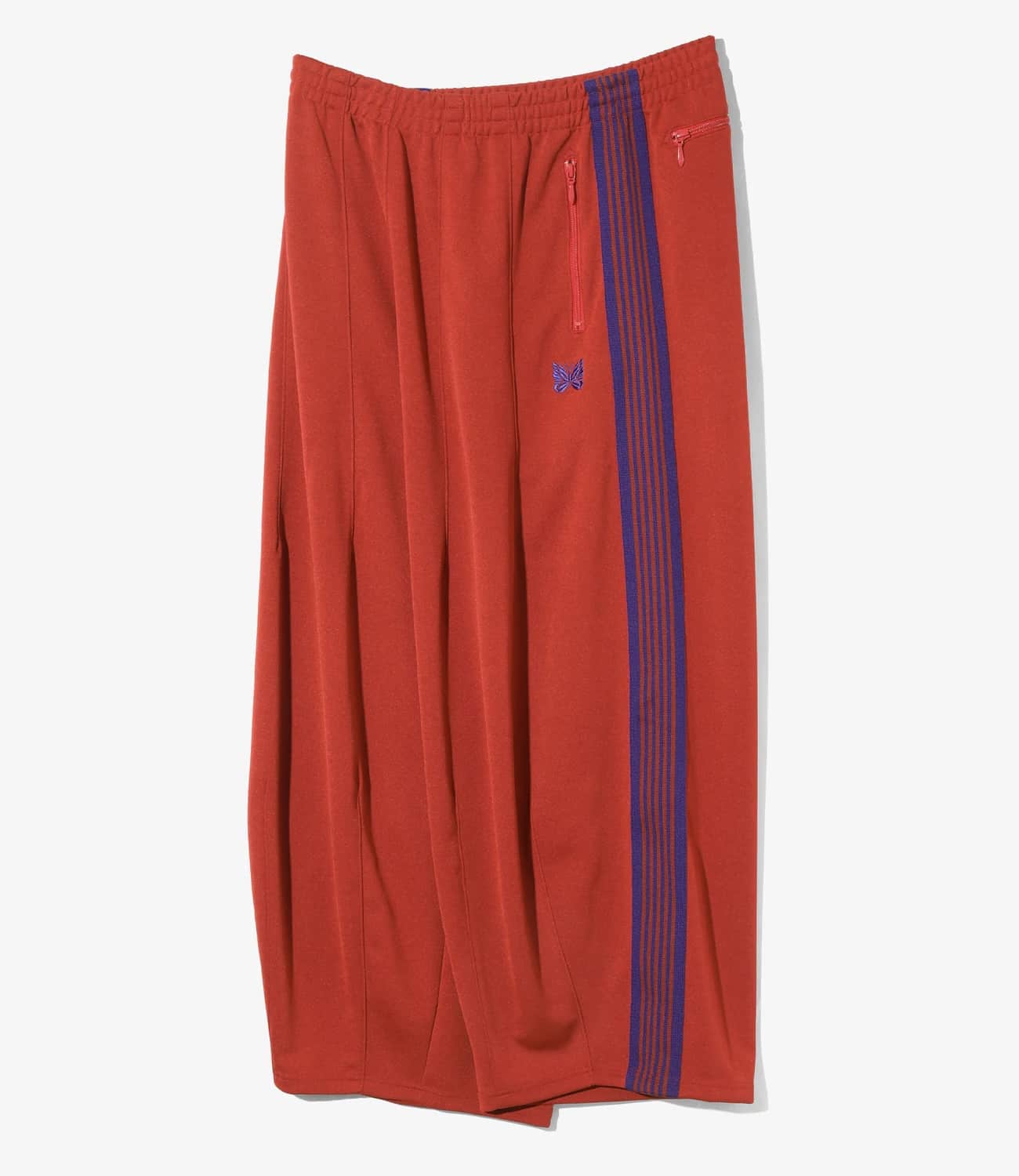 Needles 25aw "H.D. Track Pant - Poly Smooth" Red Red XS