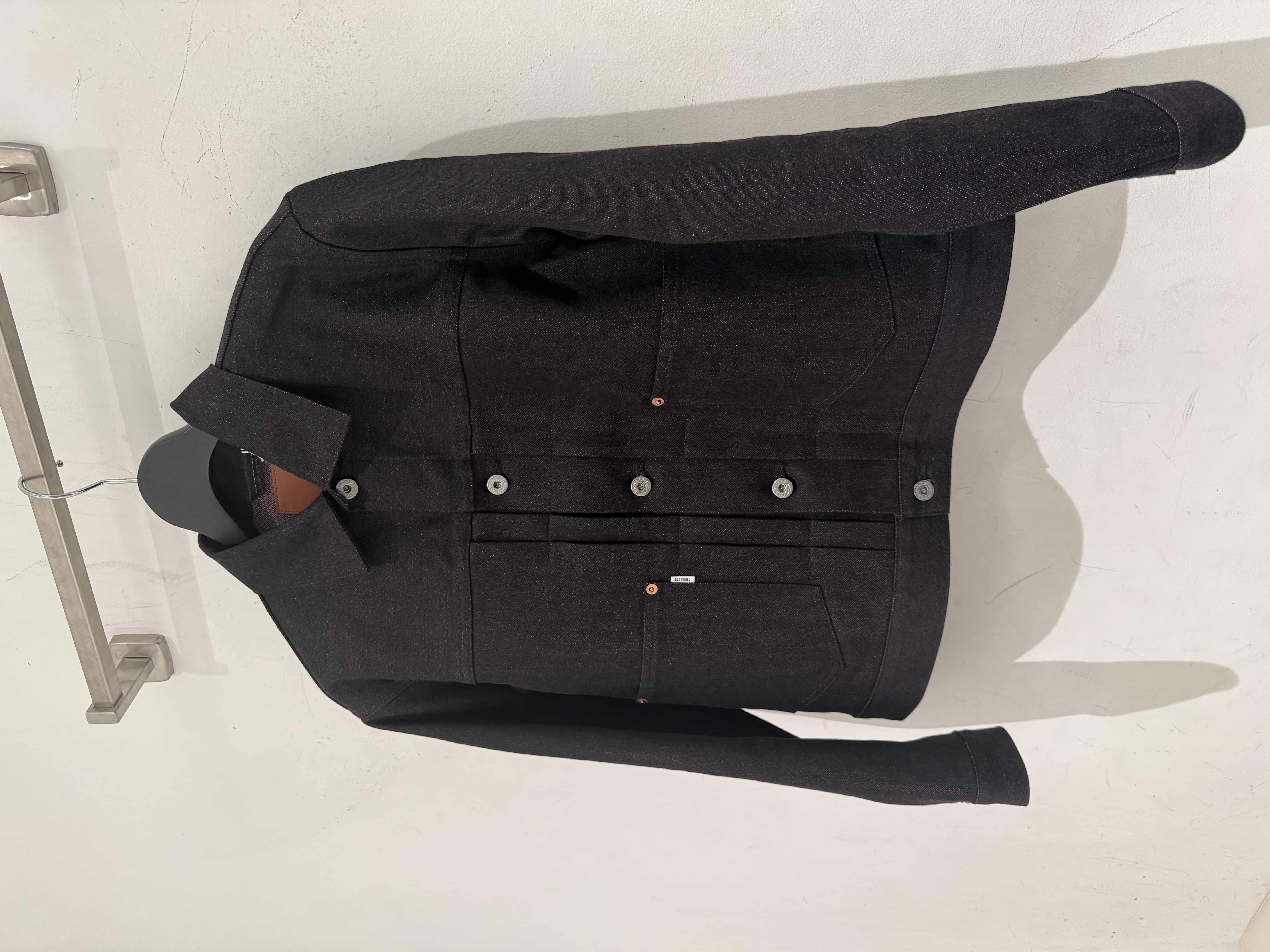 SUGARHILL 25aw "Twisted Deinm Jacket" Red × Black 2