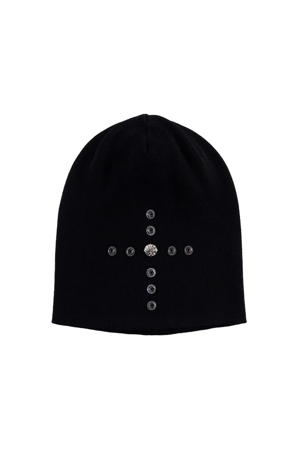 SUPPLIER 25aw "Cross Studs Long Beanie" Black One Size