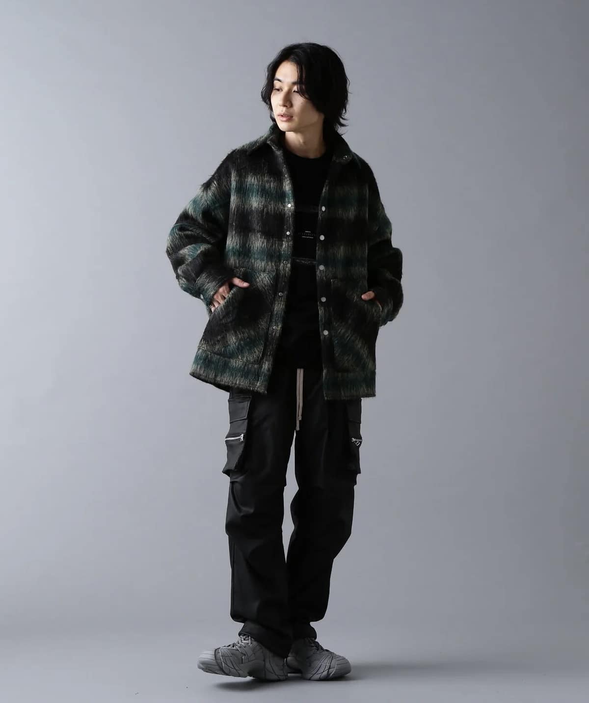 Danke Schon 25aw "Shaggy Shirts" Green Green One Size