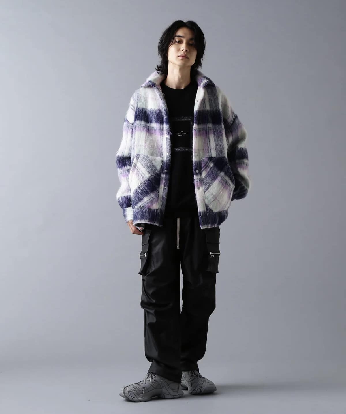 Danke Schon 25aw "Shaggy Shirts" Navy Navy One Size