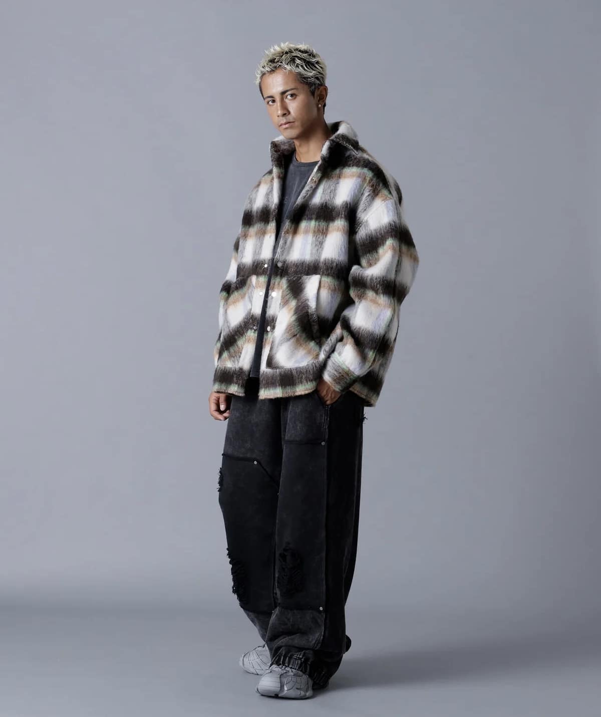 Danke Schon 25aw "Shaggy Shirts" Brown Brown One Size