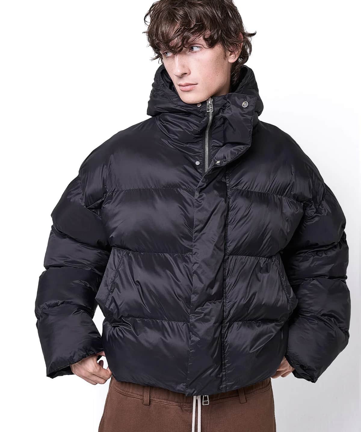 Danke Schon 25aw "高密度Nylon Hooded Blouson" Black Black S