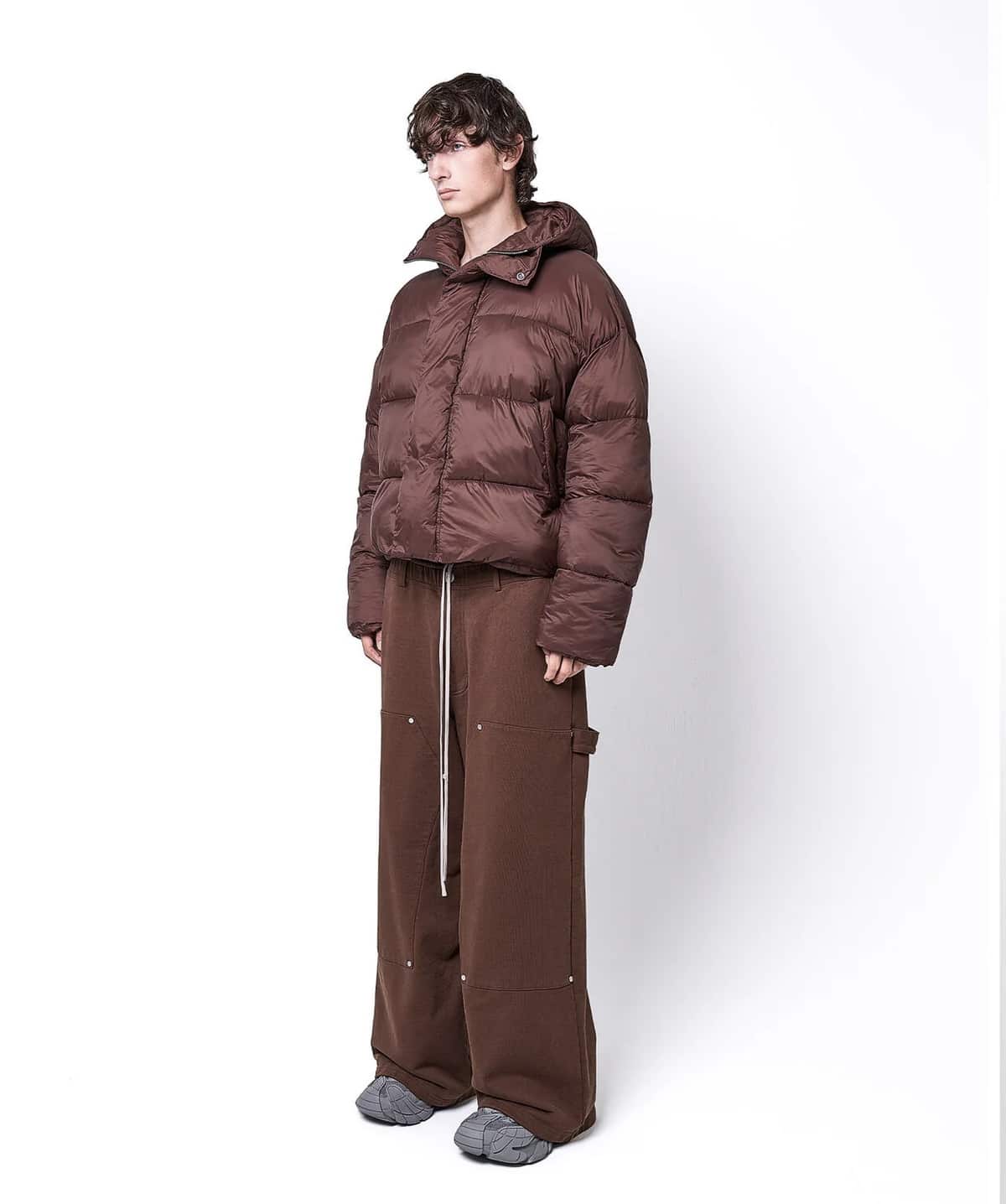 Danke Schon 25aw "高密度Nylon Hooded Blouson" Brown Brown S