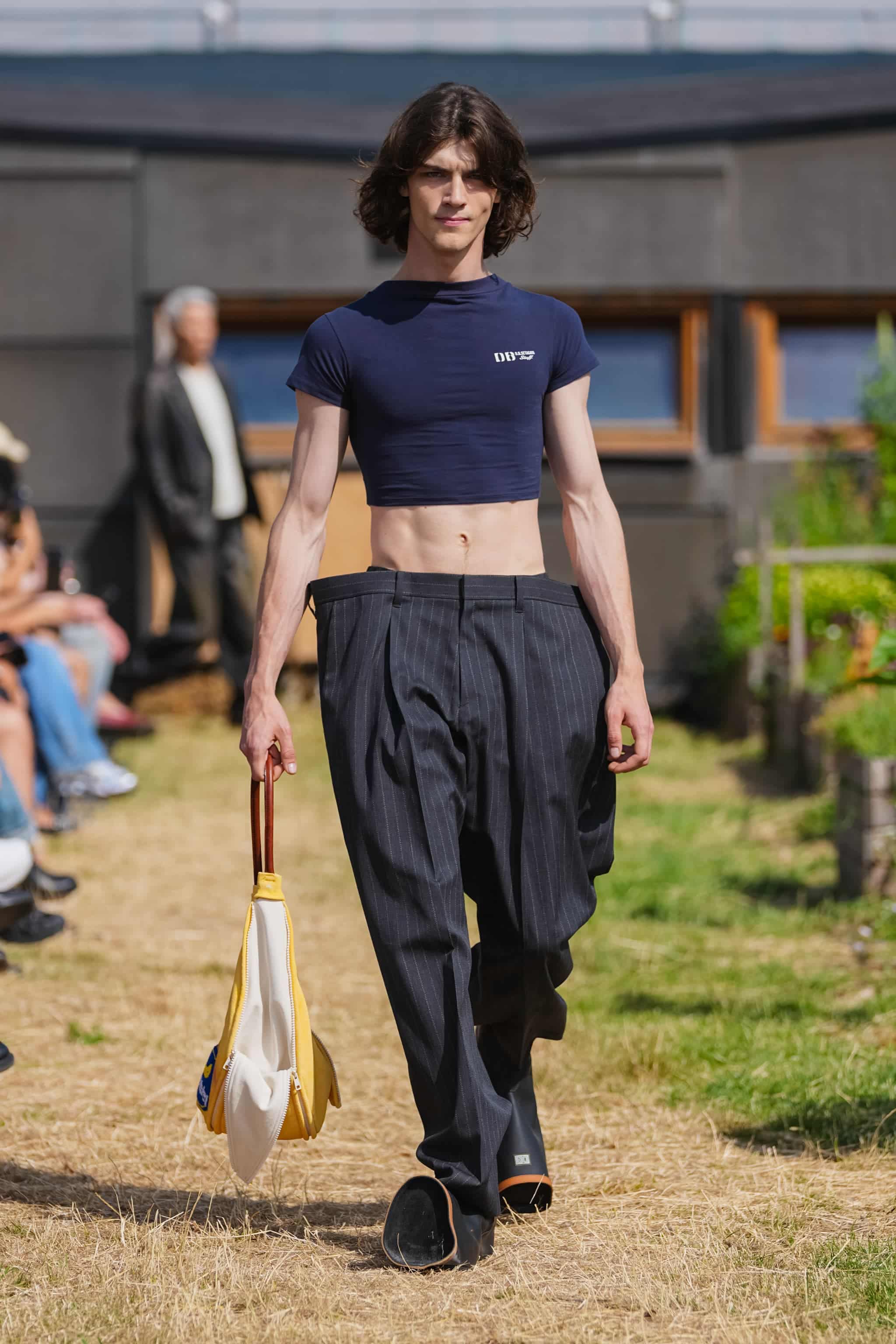 doublet 26ss "FLOATING WAIST TROUSER" Charcoal Charcoal S