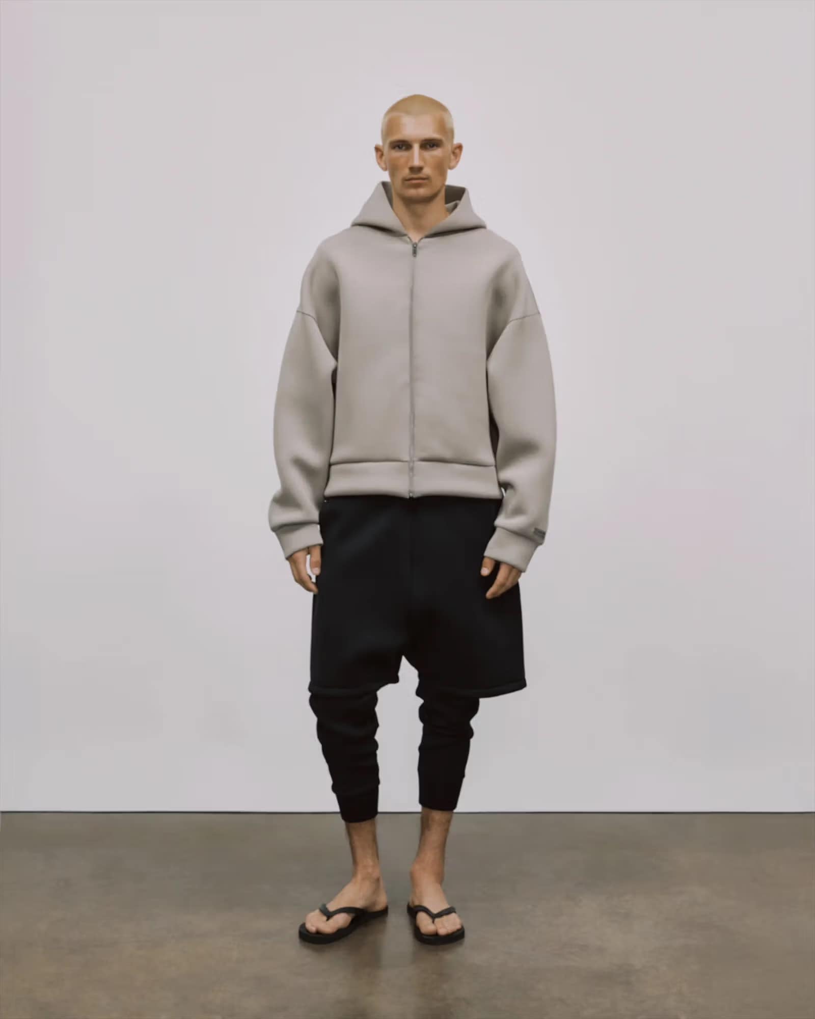 entire studios 26ss "Scuba Short" Black Black S