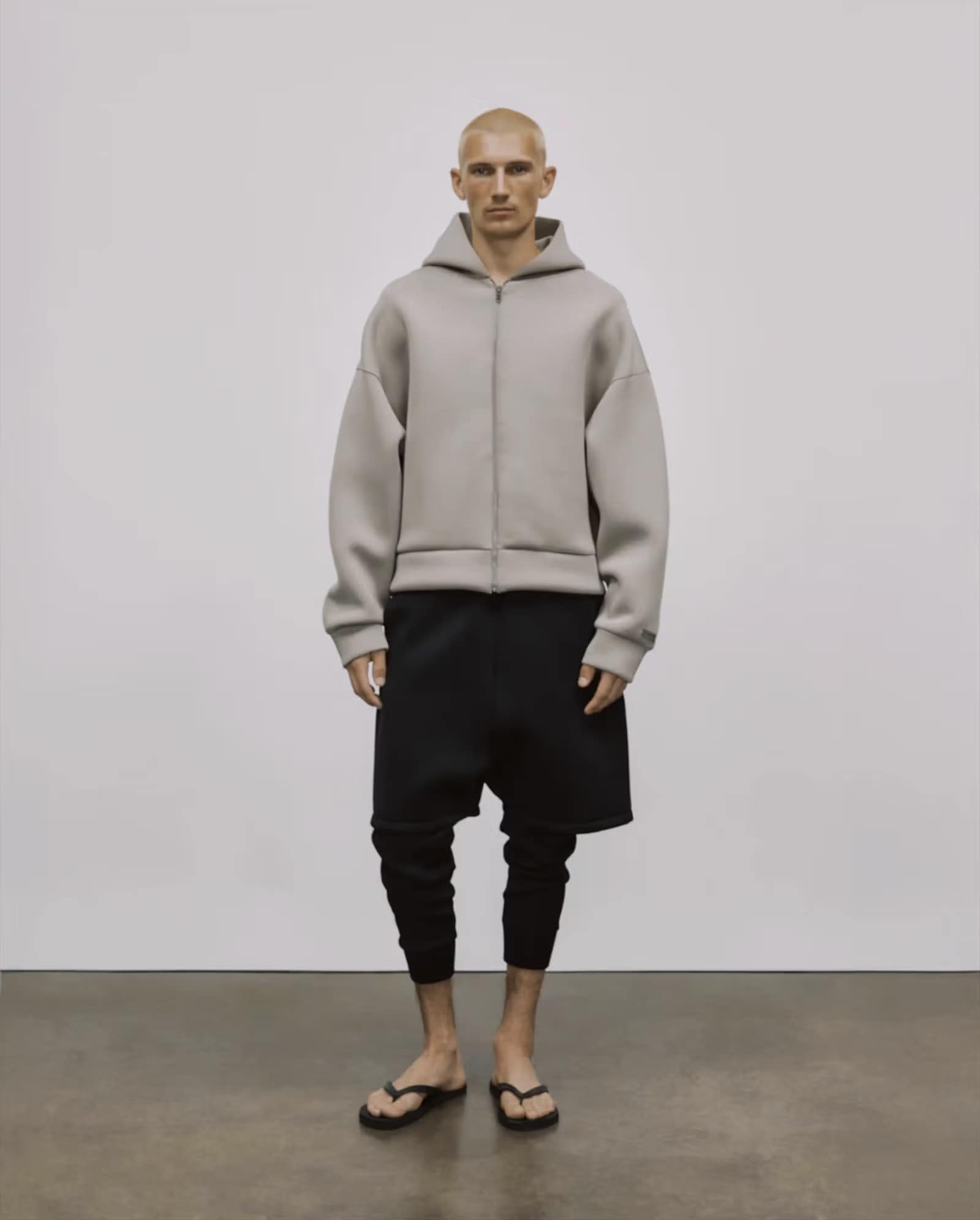 entire studios 26ss "Scuba Zip Hood" Cray Cray S