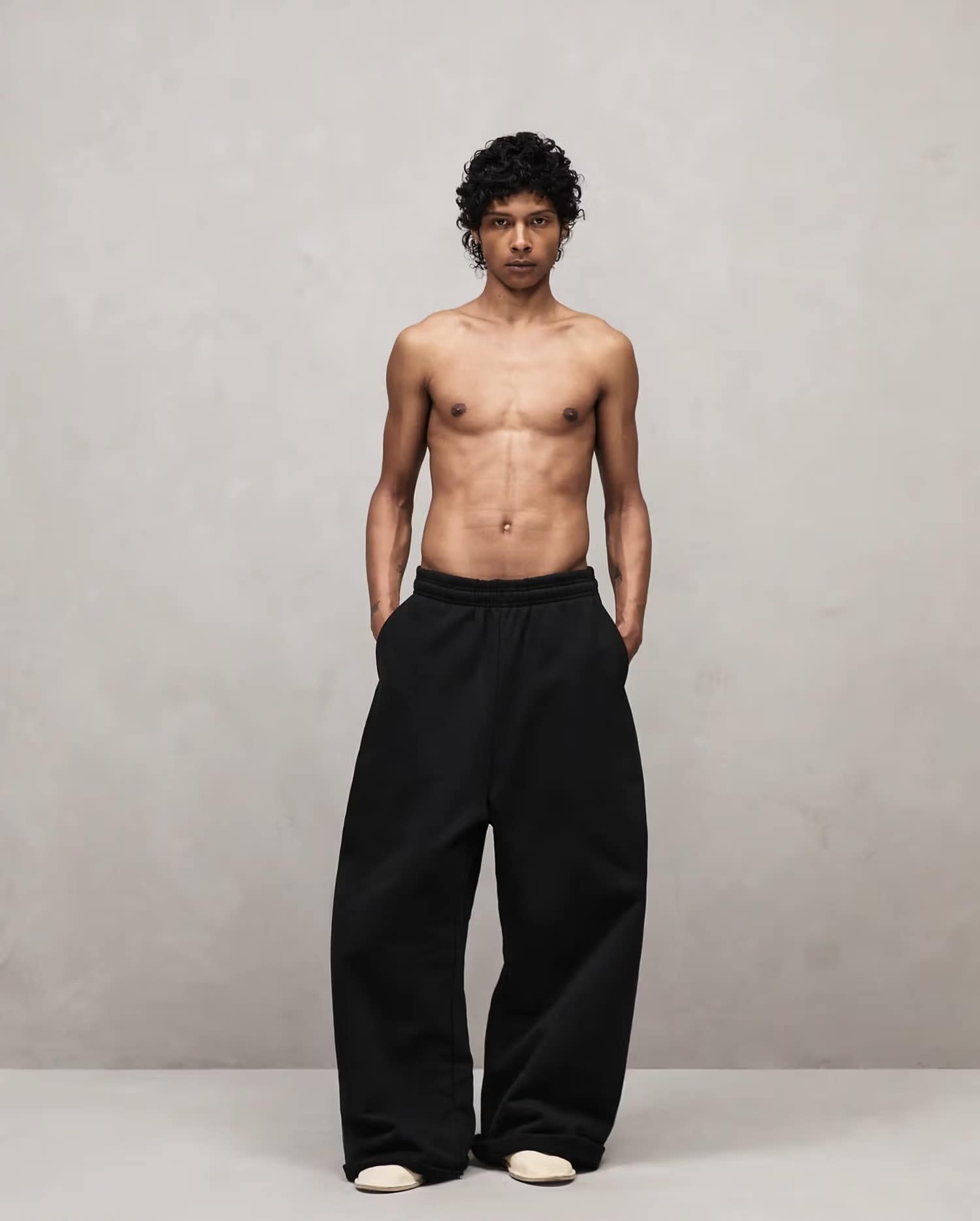 entire studios 26ss "Full Sweat Pant" Black Black XS