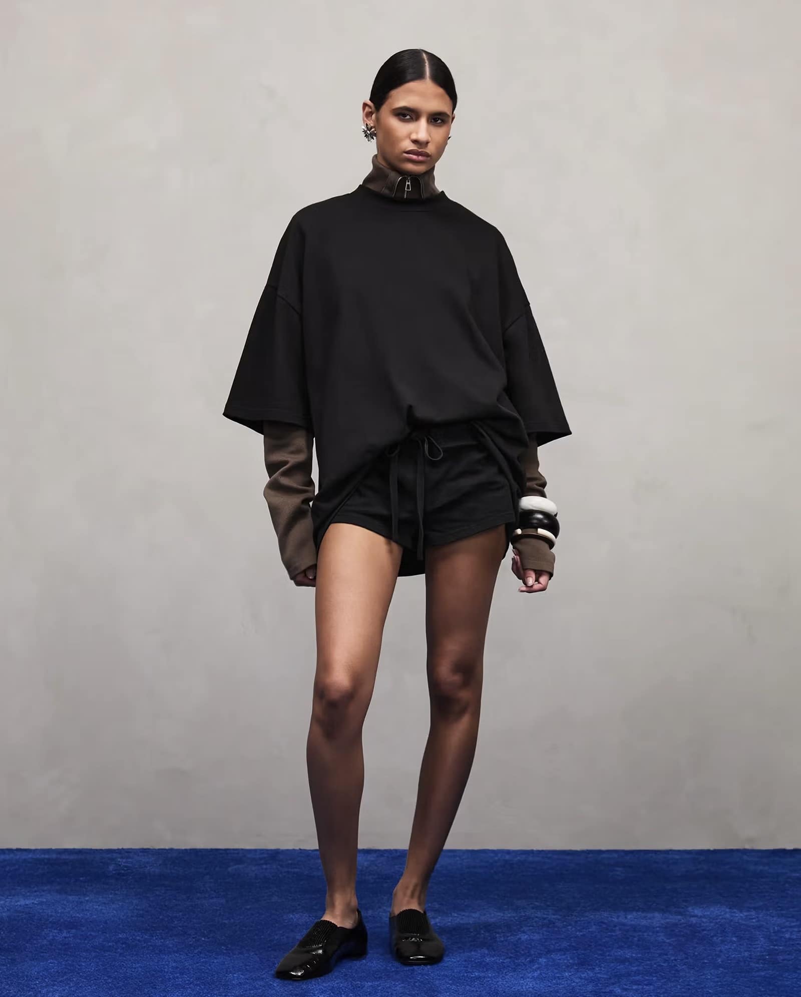 entire studios 26ss "Heavy Boxy Tee" Black Black S