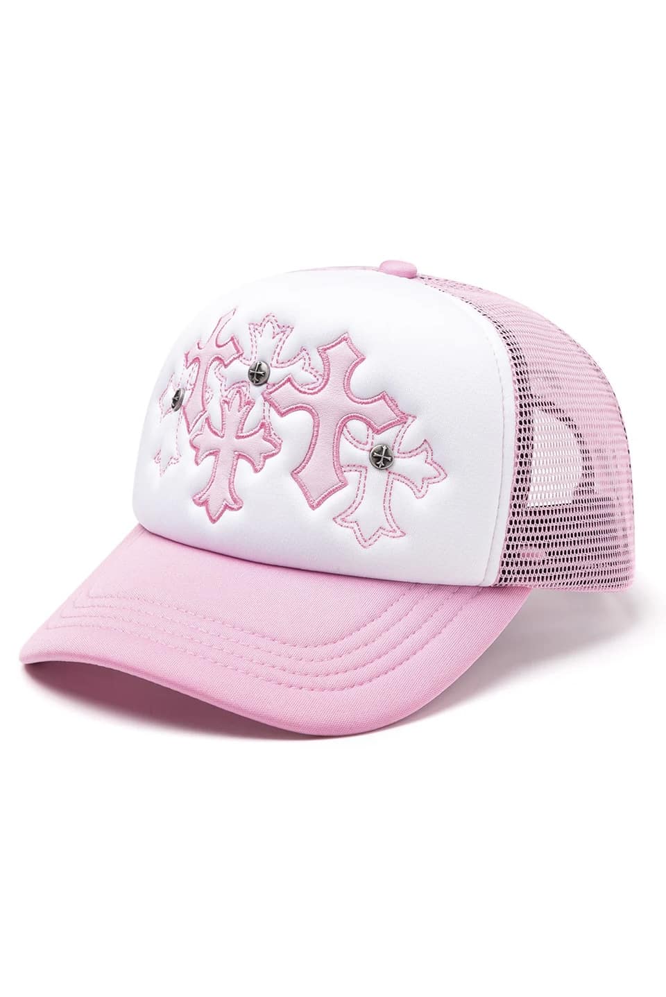SUPPLIER 26ss "Multiple Cross Mesh Cap" Pink Pink One Size