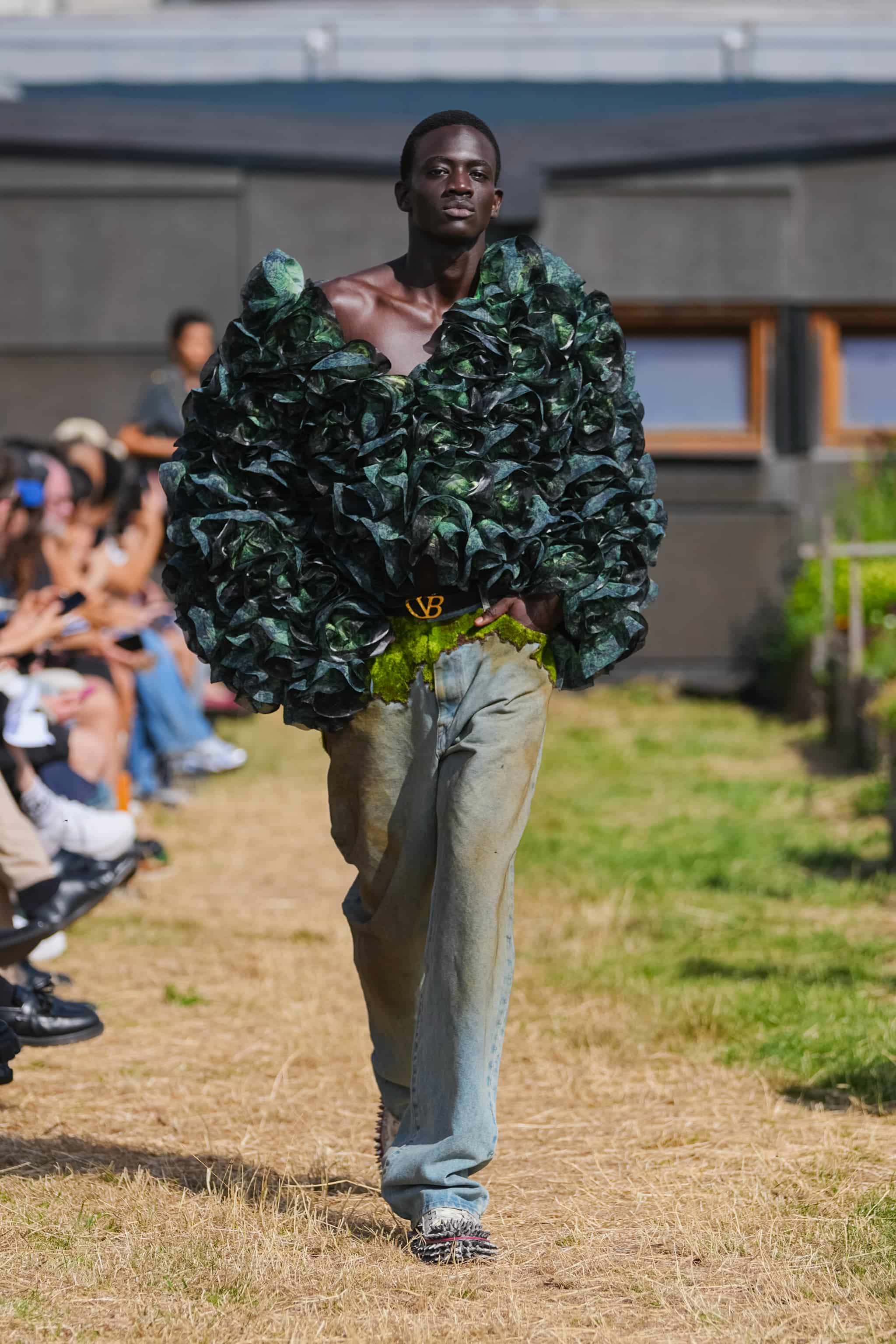 doublet 26ss "MOSS-GROWN WOOD DENIM PANTS" Indigo Indigo S