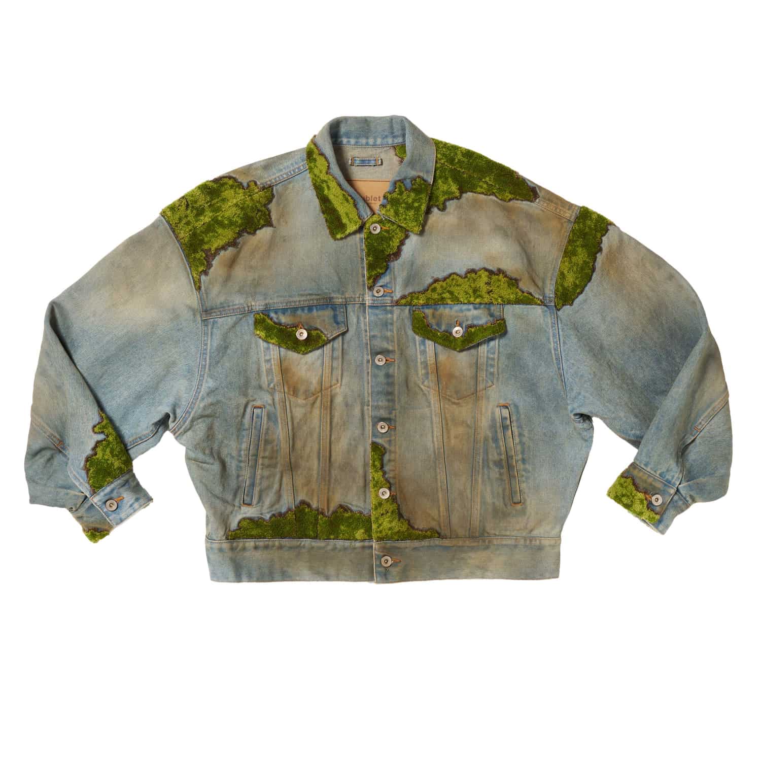 doublet 26ss "MOSS-GROWN WOOD DENIM JACKET" Indigo Indigo M