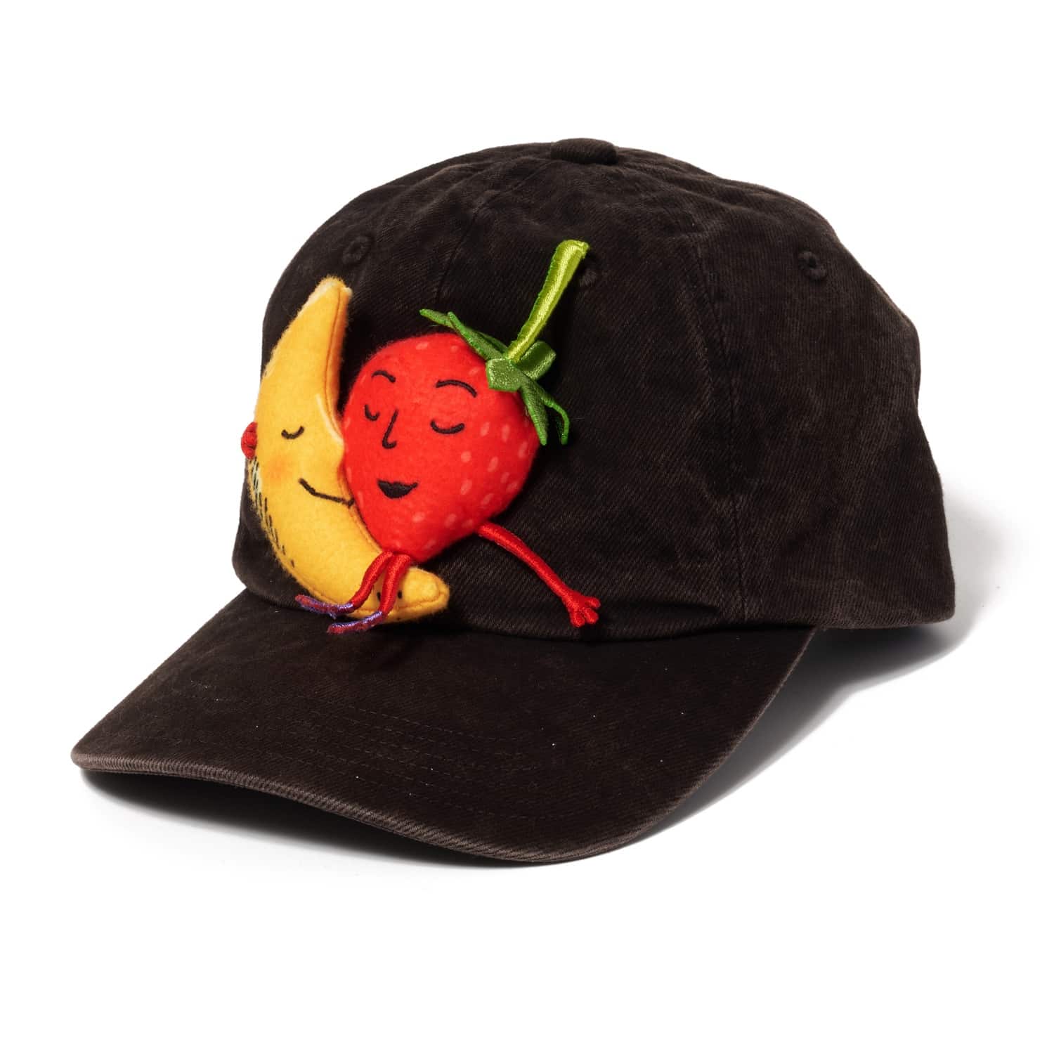 doublet 26ss "MUD-DYED CAP WITH SHFU" Black One Size