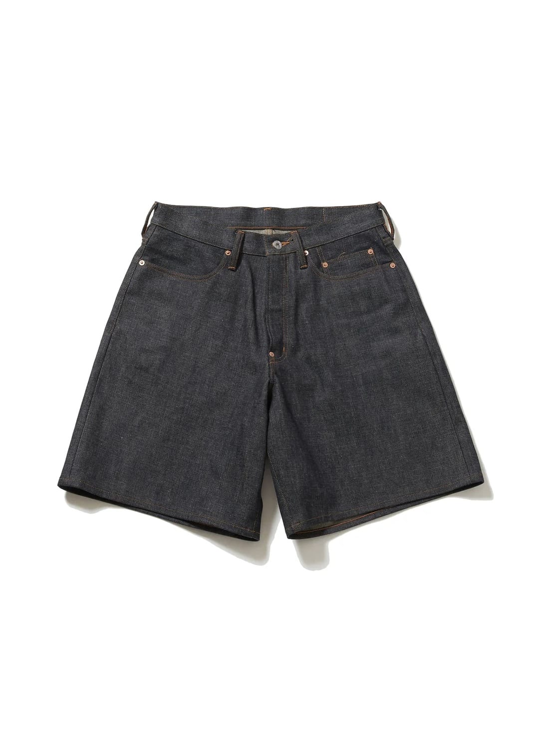 SUGARHILL 26ss "Modern Denim Short Trousers Wide Cut" Rigid Indigo 30