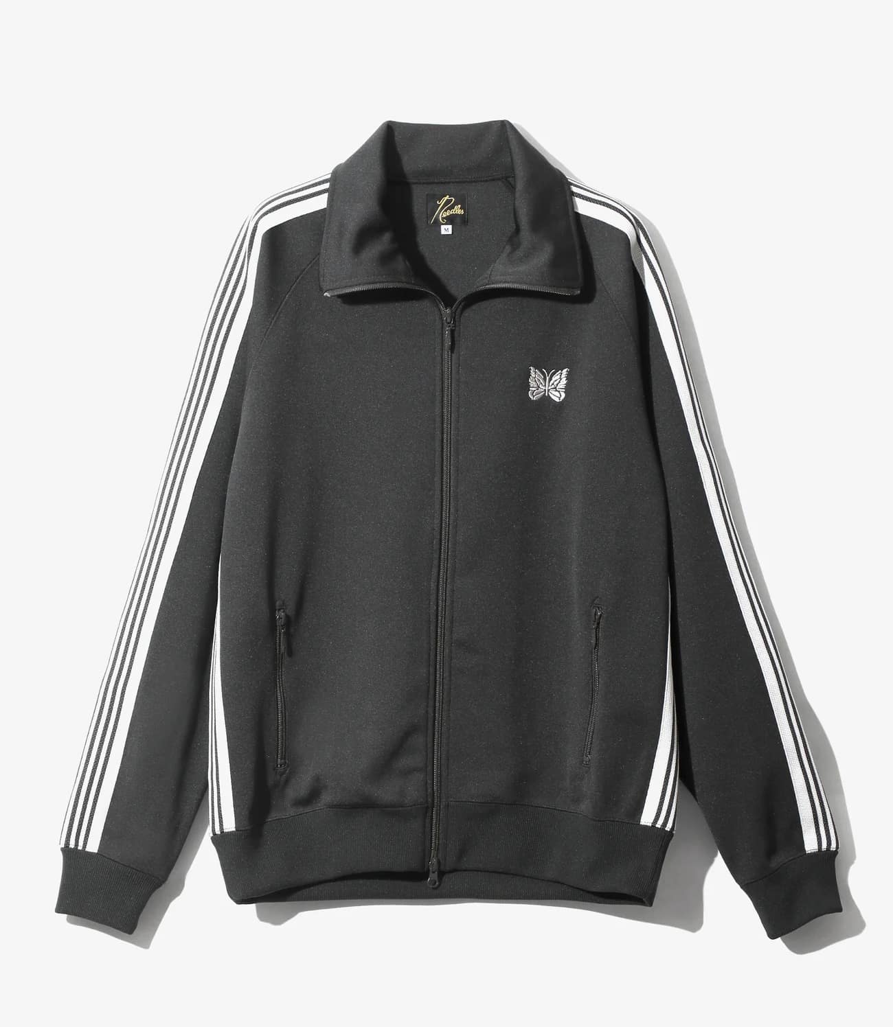 Needles 26ss "Track Jacket - Poly Smooth" Charcoal Charcoal S