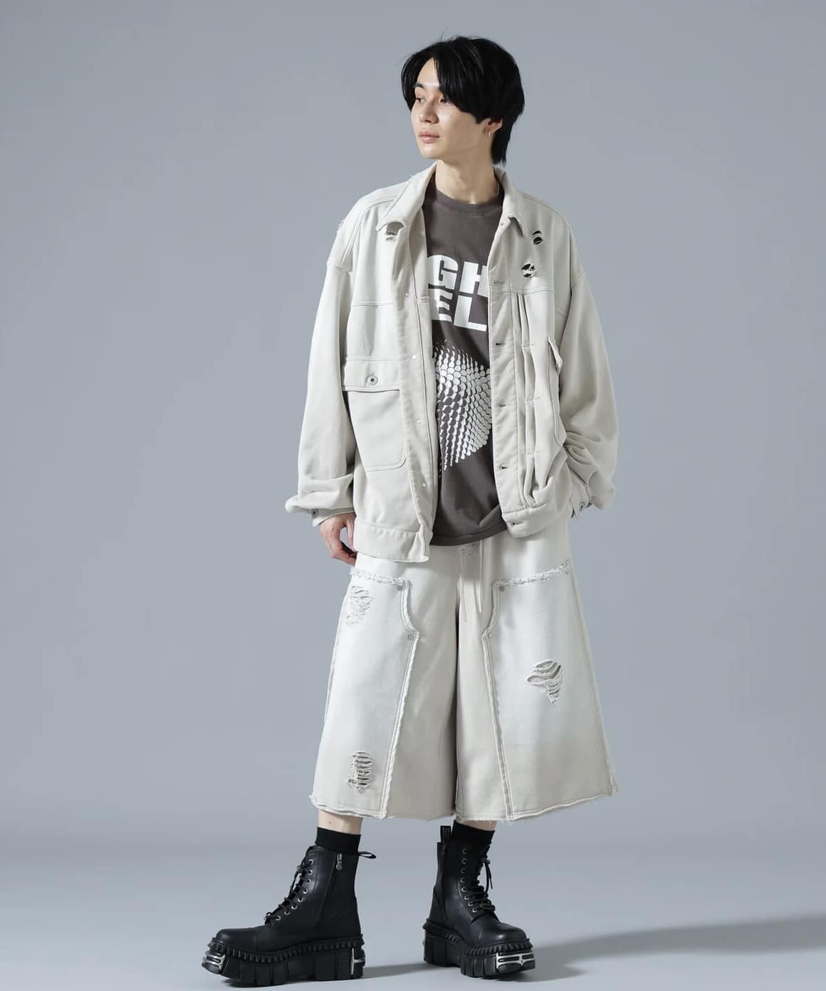 Danke Schon 26ss "SULFUR SWEAT 2ND JACKET" White White S