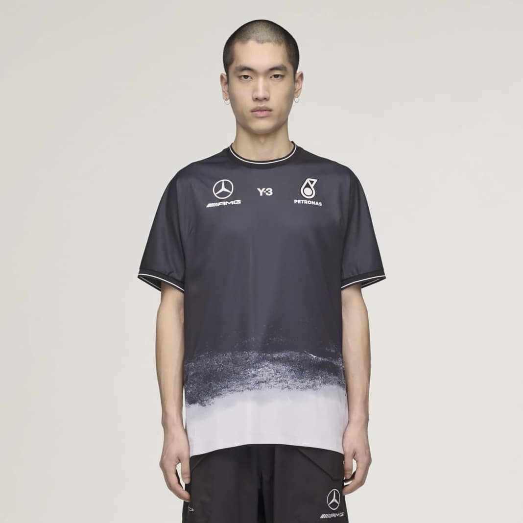 Y-3 MERCEDES - AMG PETRONAS FORMULA 1 TEAM 26ss "Mechanics S/S  Jersey" Black S