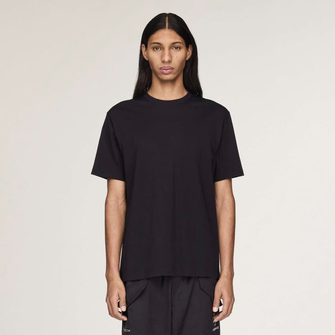 Y-3 MERCEDES - AMG PETRONAS FORMULA 1 TEAM 26ss "Logo Stack S/S Tee" Black Black S