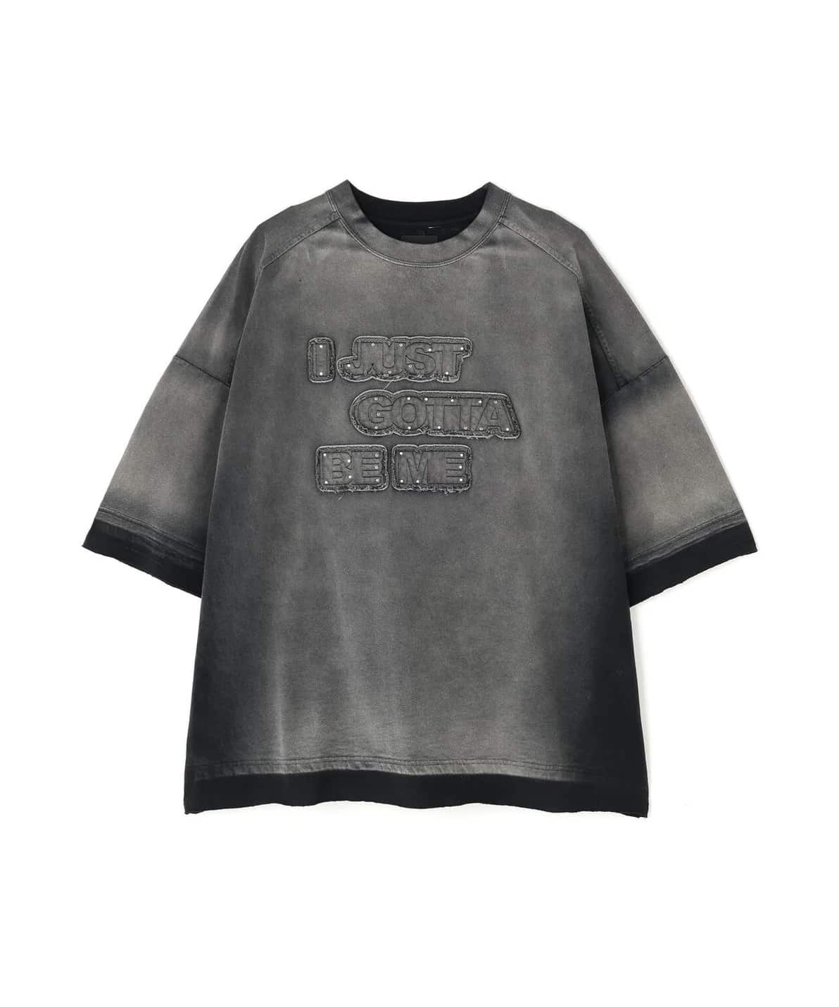 Danke Schon 26ss "Pigment Spray S/S Tee Just" Black M