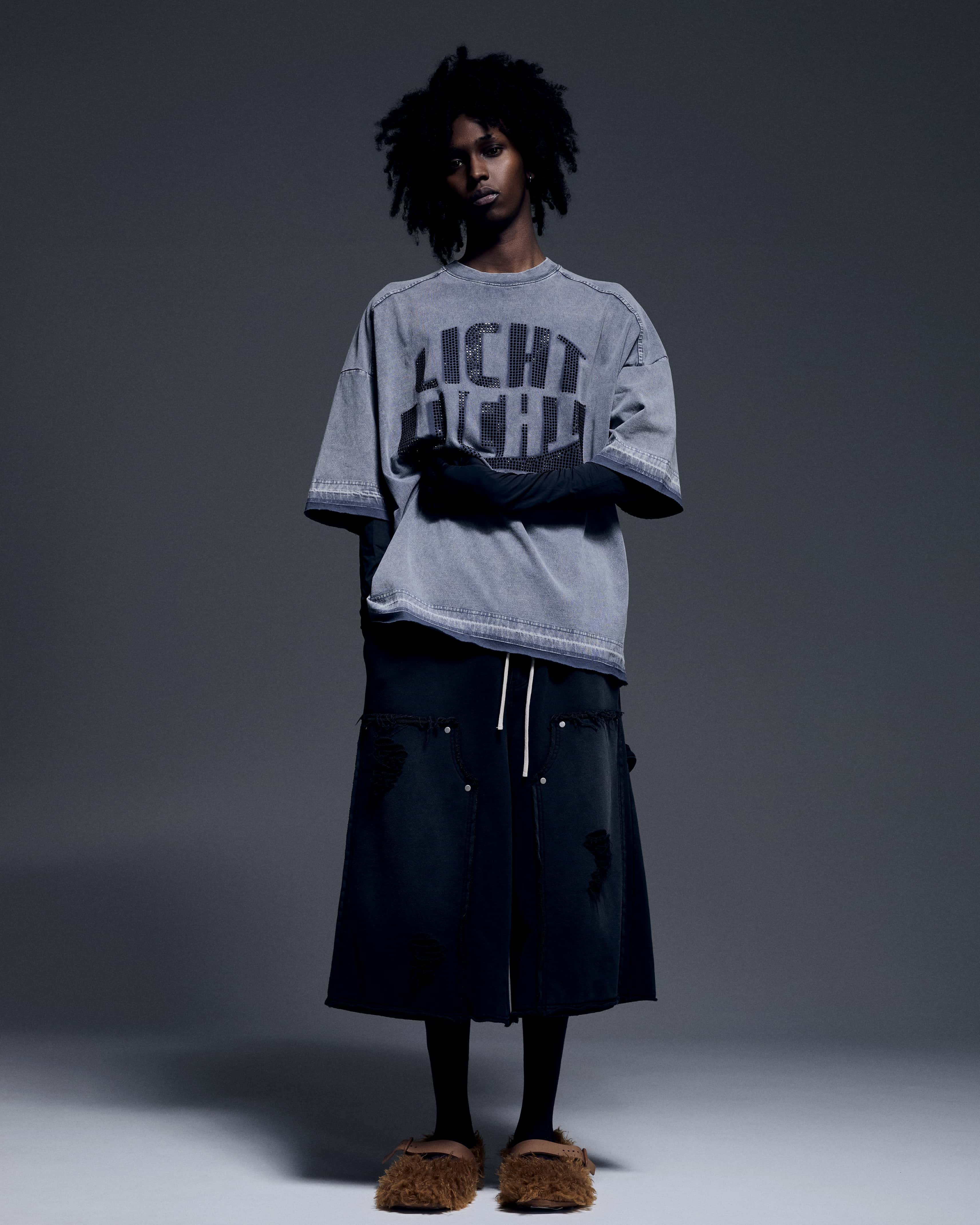 Danke Schon 26ss "Chemical S/S Tee Licht" Black M